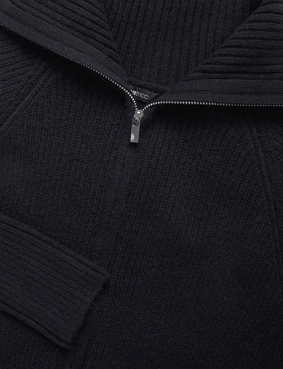 Gina Tricot - Knitted zip cardigan - cardigans - navy blazer (5853) - 2