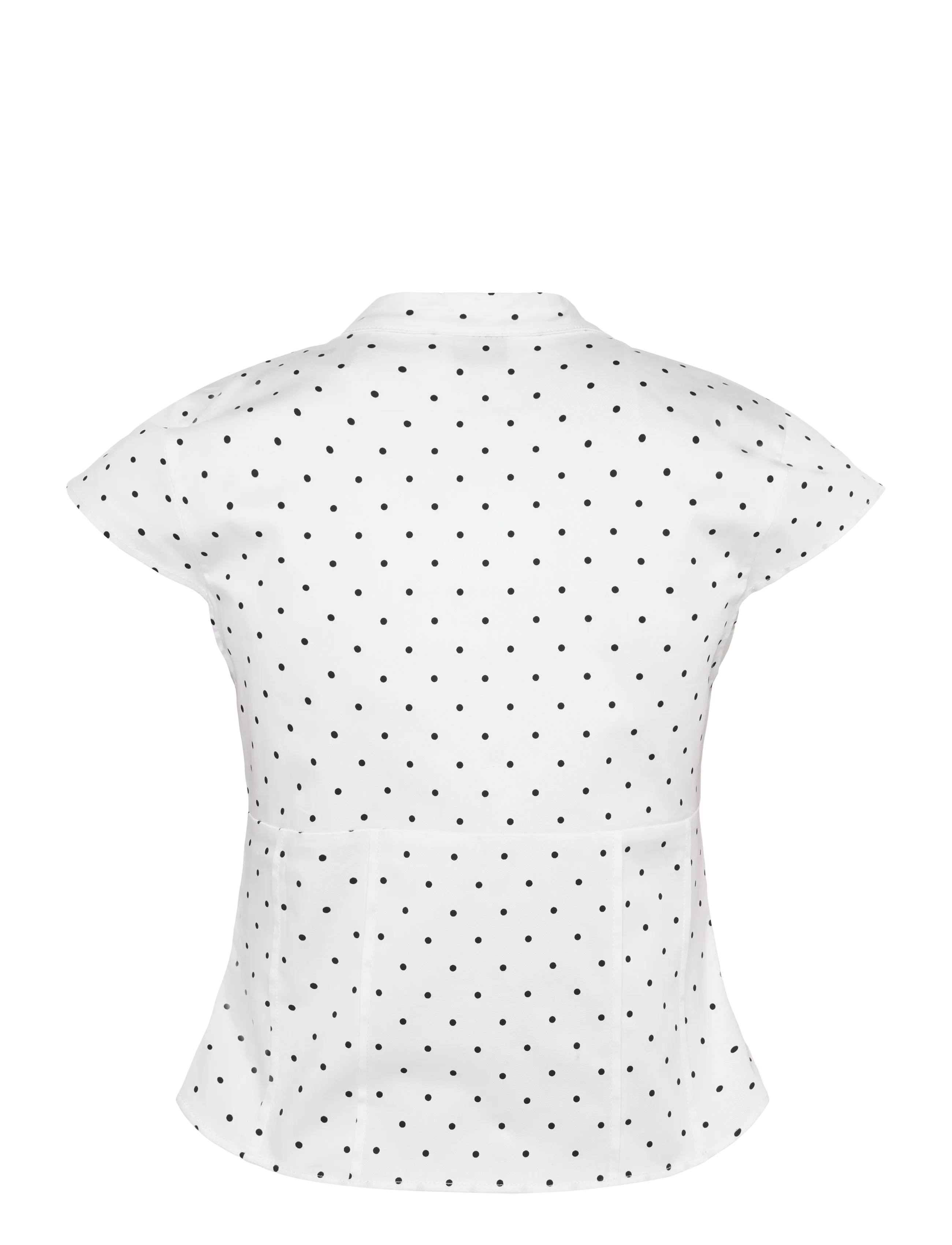 Gina Tricot - Keyhole top - kortærmede bluser - dot print (1039) - 1