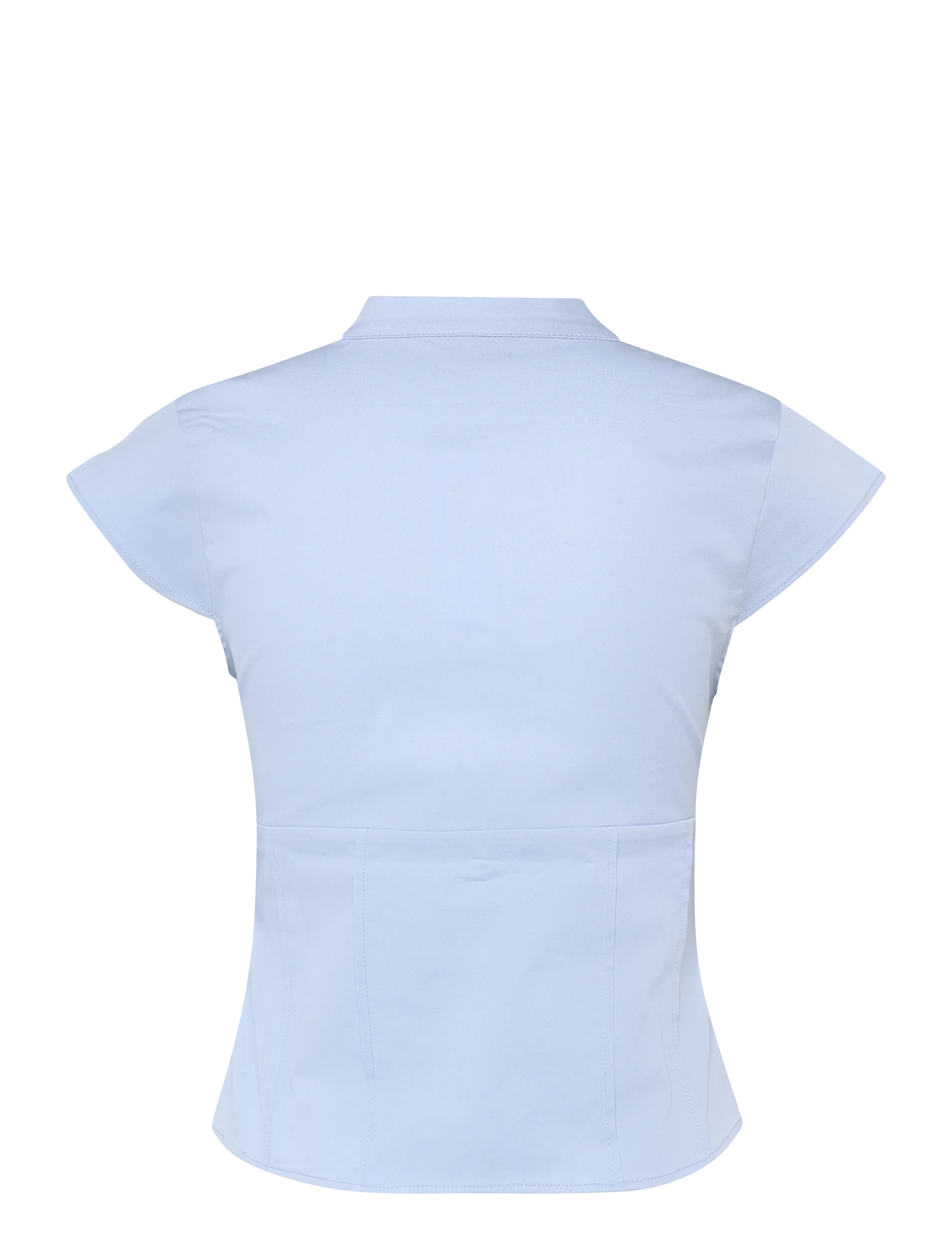 Gina Tricot - Keyhole top - light blue - 1