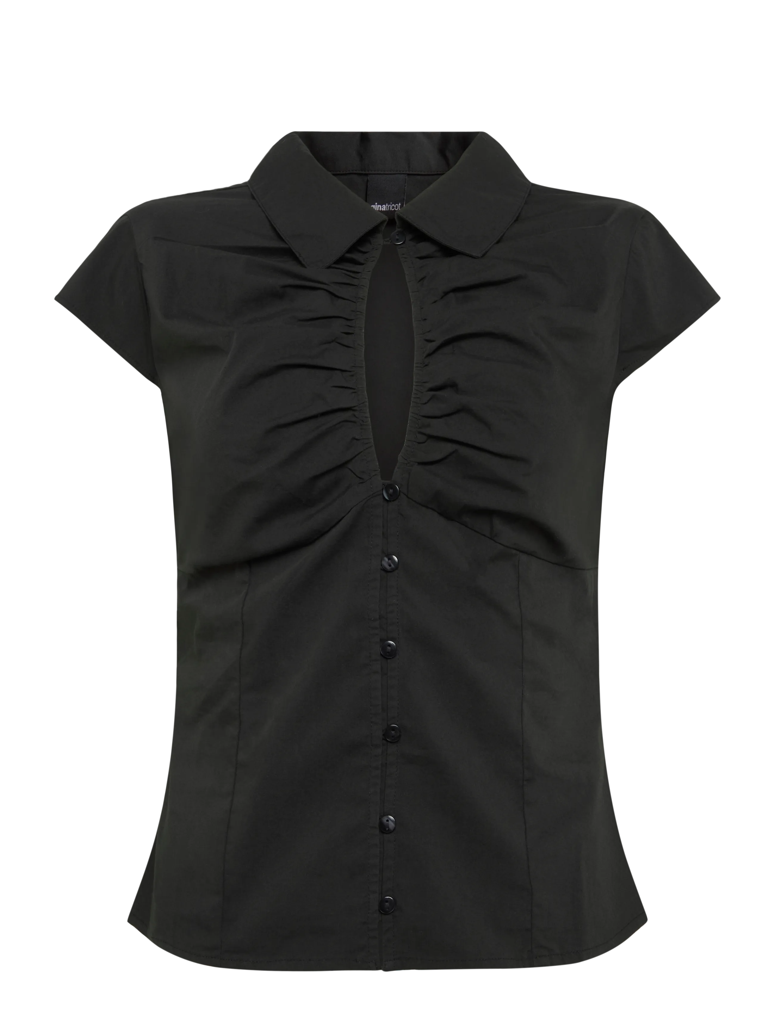Keyhole Short Sleeve Shirt