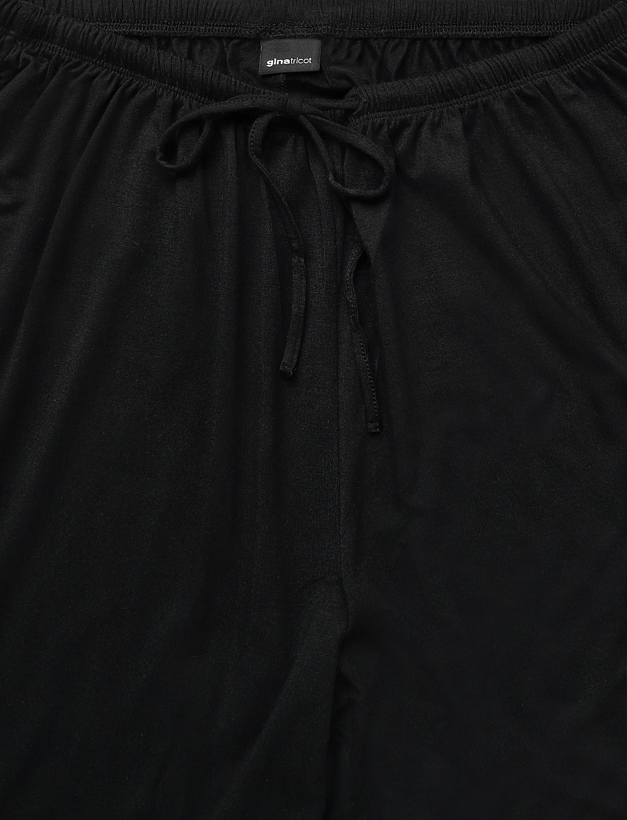 Gina Tricot - Soft wide loungewear trousers - pyjama pants - black (9000) - 2