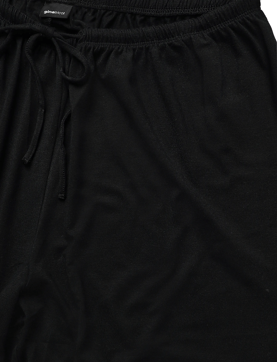 Gina Tricot - Soft wide loungewear trousers - pyjama pants - black (9000) - 3