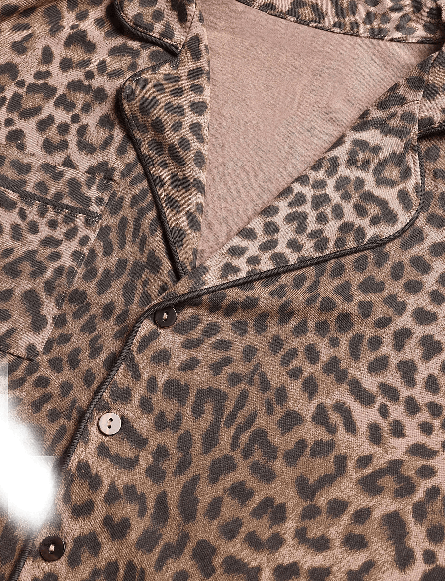 Gina Tricot - Soft pyjamas shirt - pikkade varrukatega särgid - leopard - 2