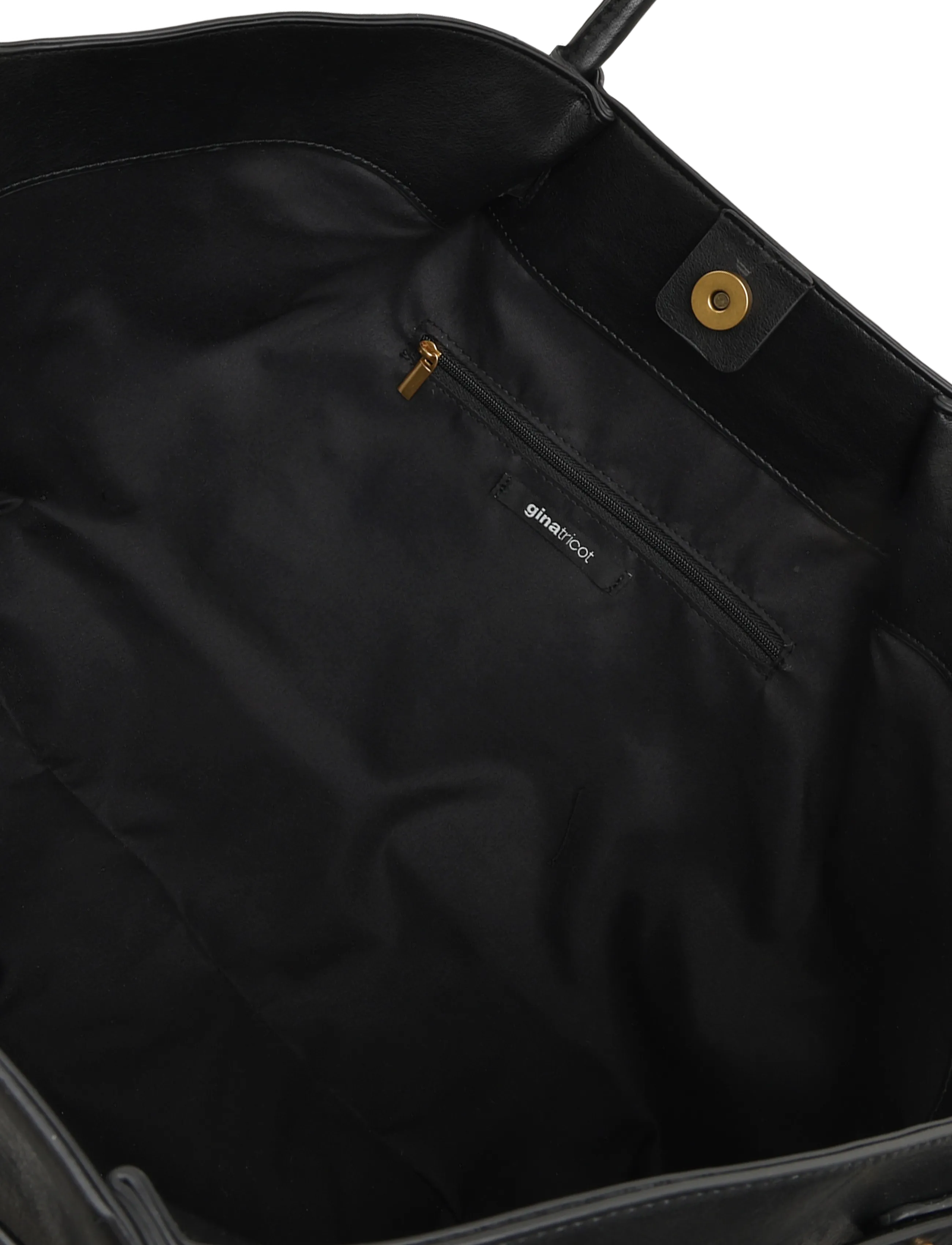 Gina Tricot - Tote bag - black/gold - 3
