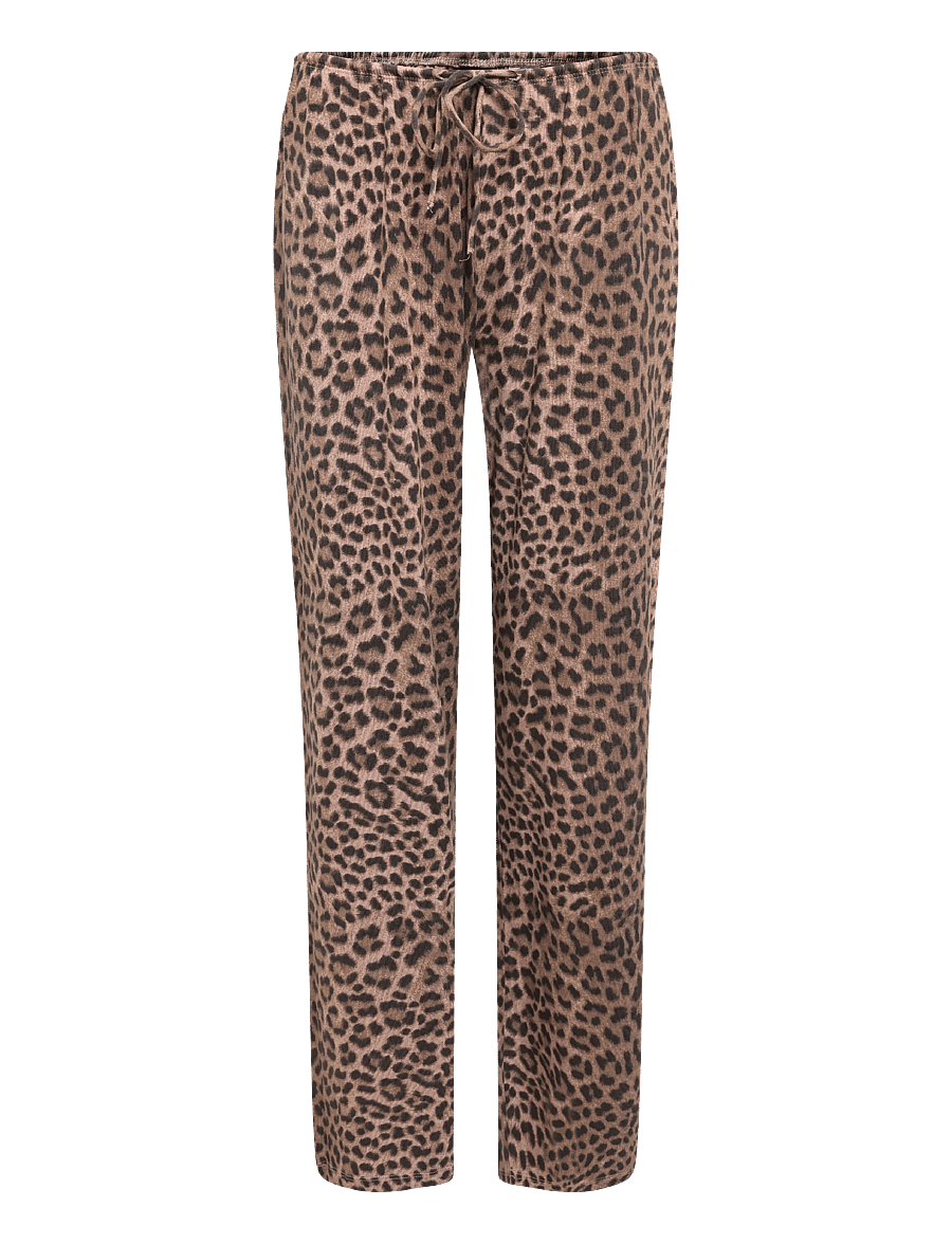 Gina Tricot - Soft pyjamas trousers - hose mit geradem bein - leopard - 0