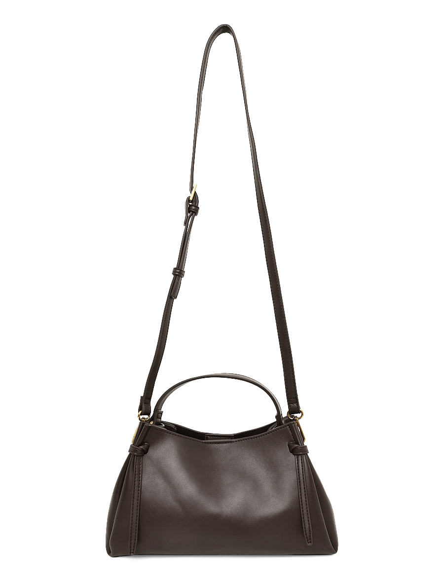 Gina Tricot - Small box bag - mode trends - brown - 1