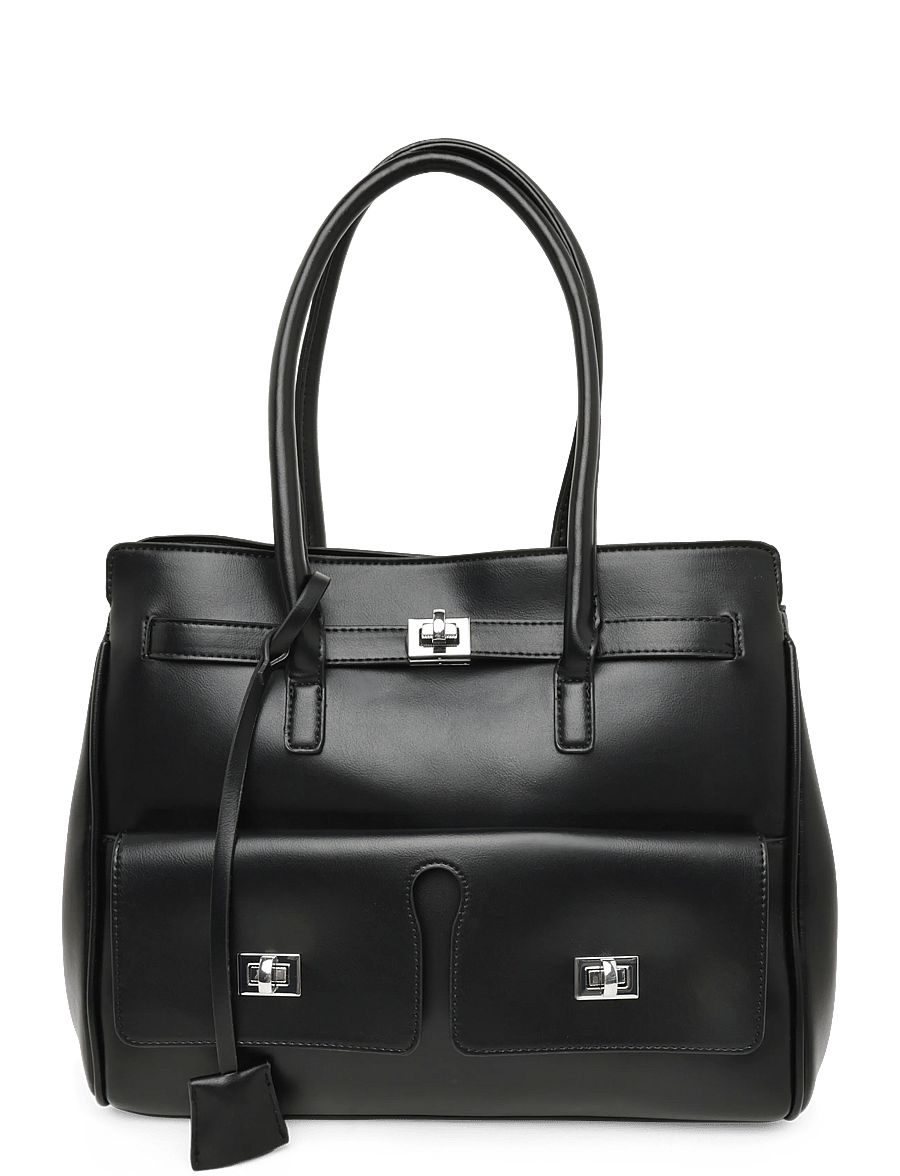 Gina Tricot - Large tote bag - tote bags - black (9000) - 0