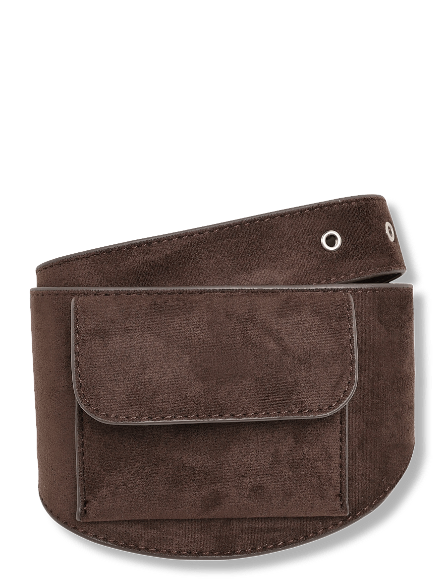Gina Tricot - Pocket hip belt - bæltetasker - brown - 0