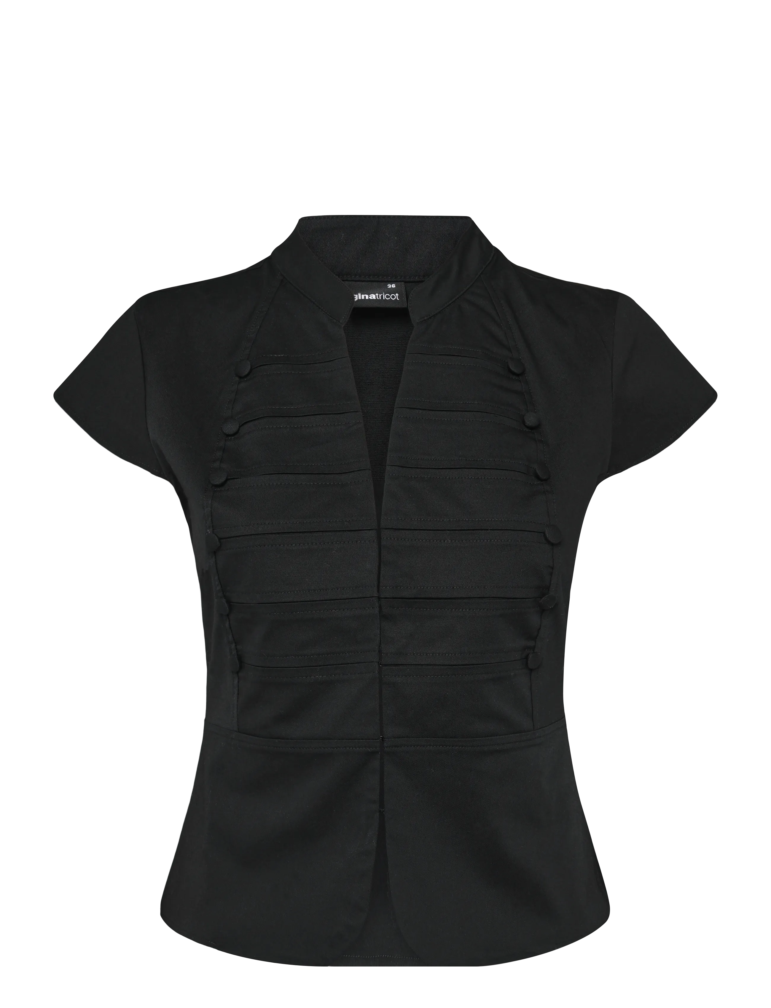 Gina Tricot Shaped utility top - Tänapäevane naiselikkus - BLACK (9000) / black