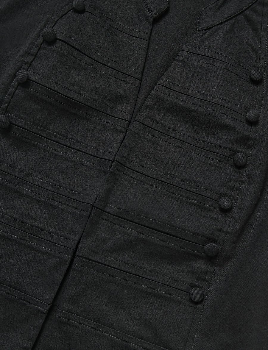 Gina Tricot - Shaped utility top - lühikeste varrukatega särgid - black (9000) - 5