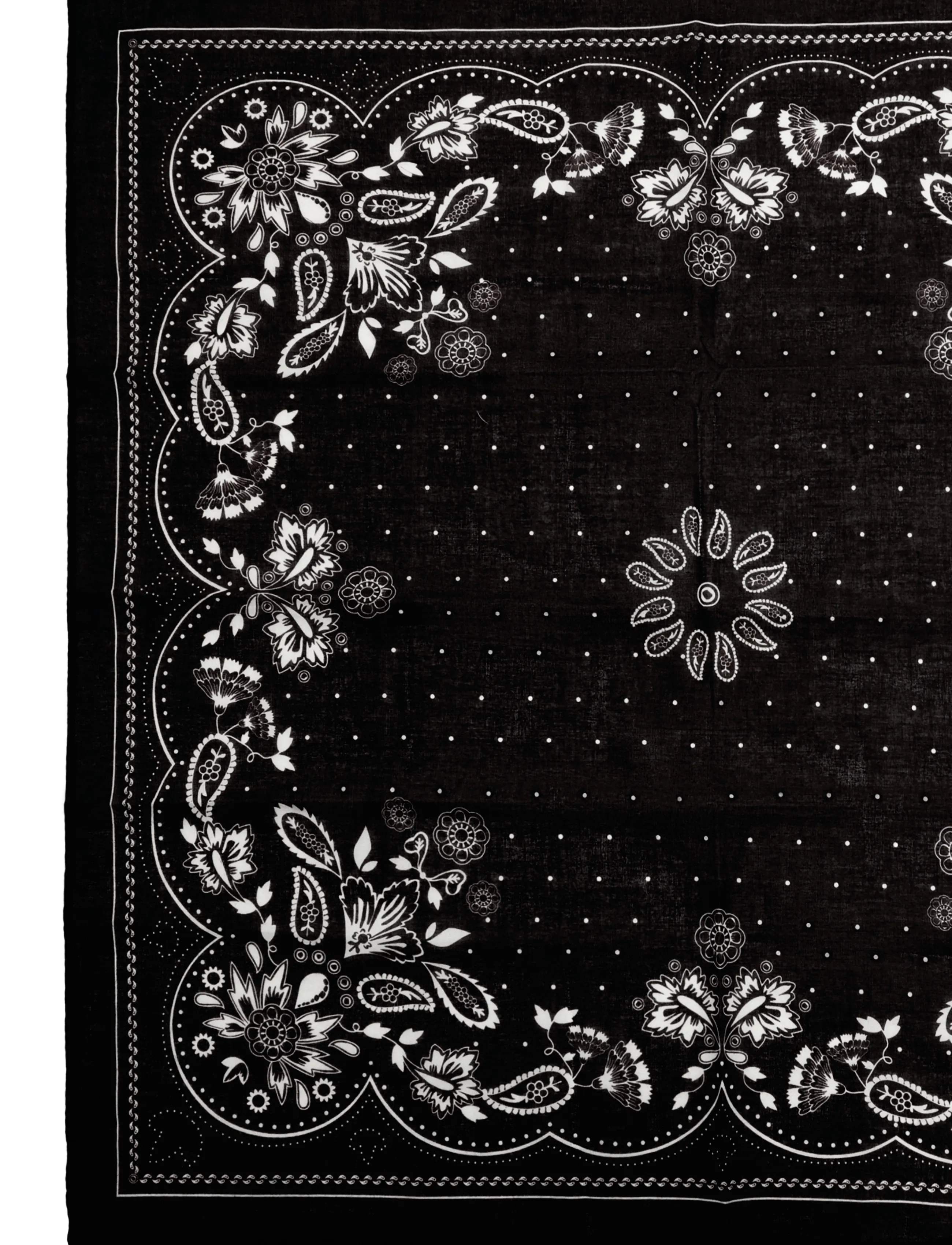Gina Tricot - Cotton bandana scarf - kerged sallid - brown paisley - 2