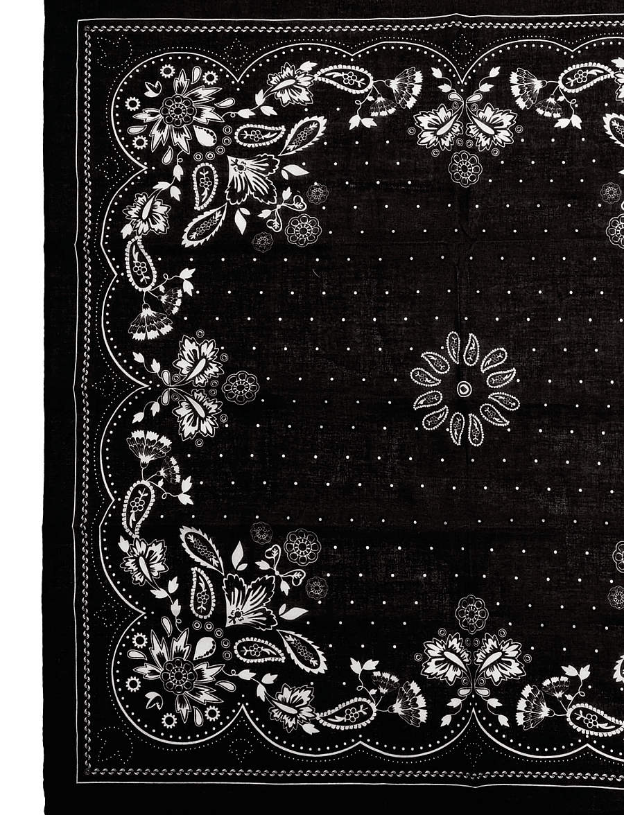 Gina Tricot - Cotton bandana scarf - kerged sallid - brown paisley - 2