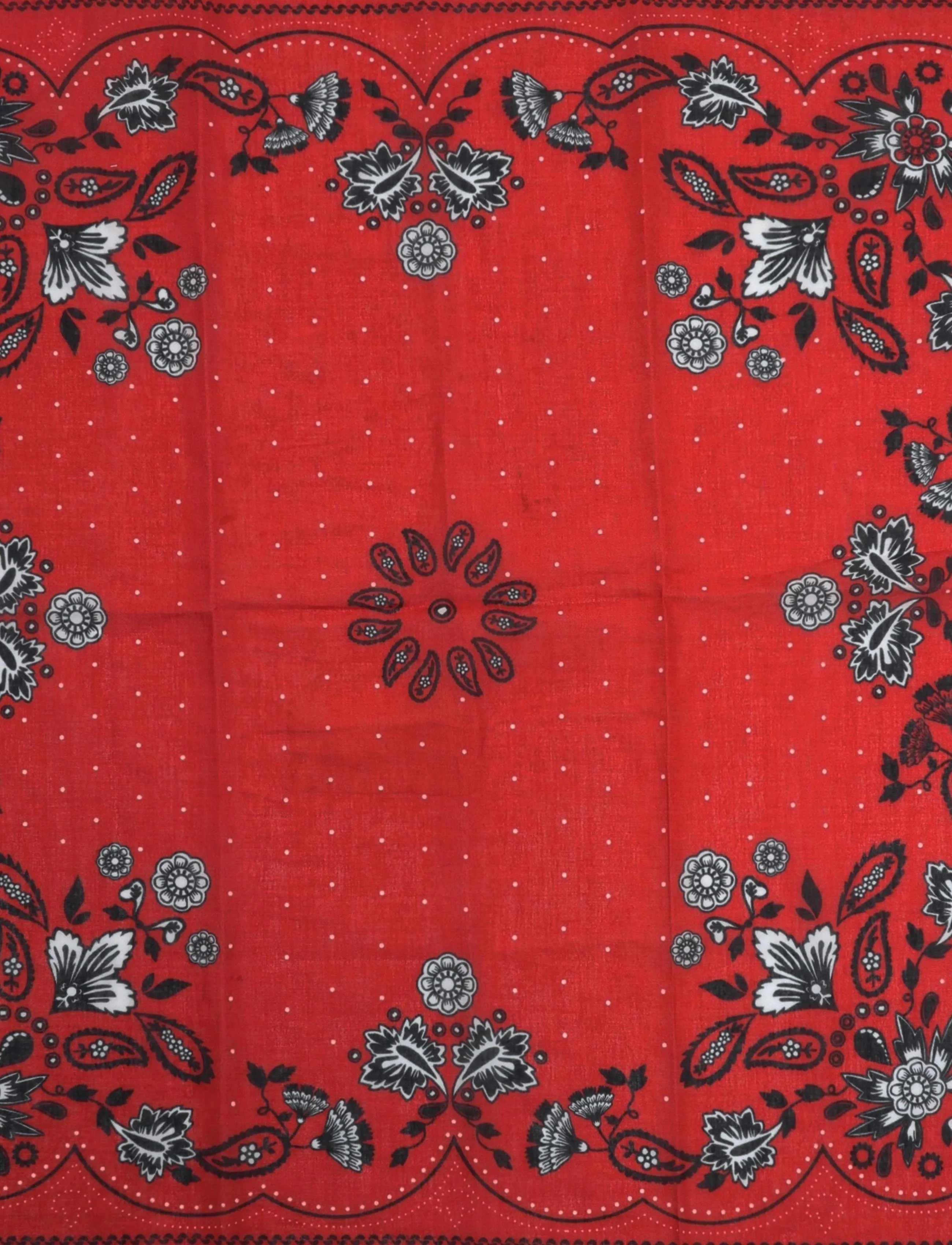 Gina Tricot - Cotton bandana scarf - sjalar - red paisley (3471) - 2