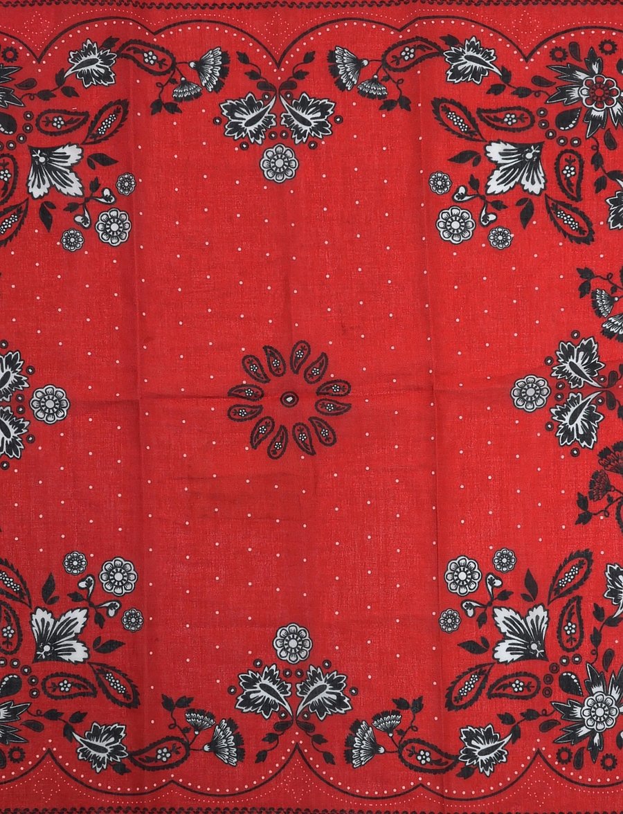 Gina Tricot - Cotton bandana scarf - sjalar - red paisley (3471) - 2