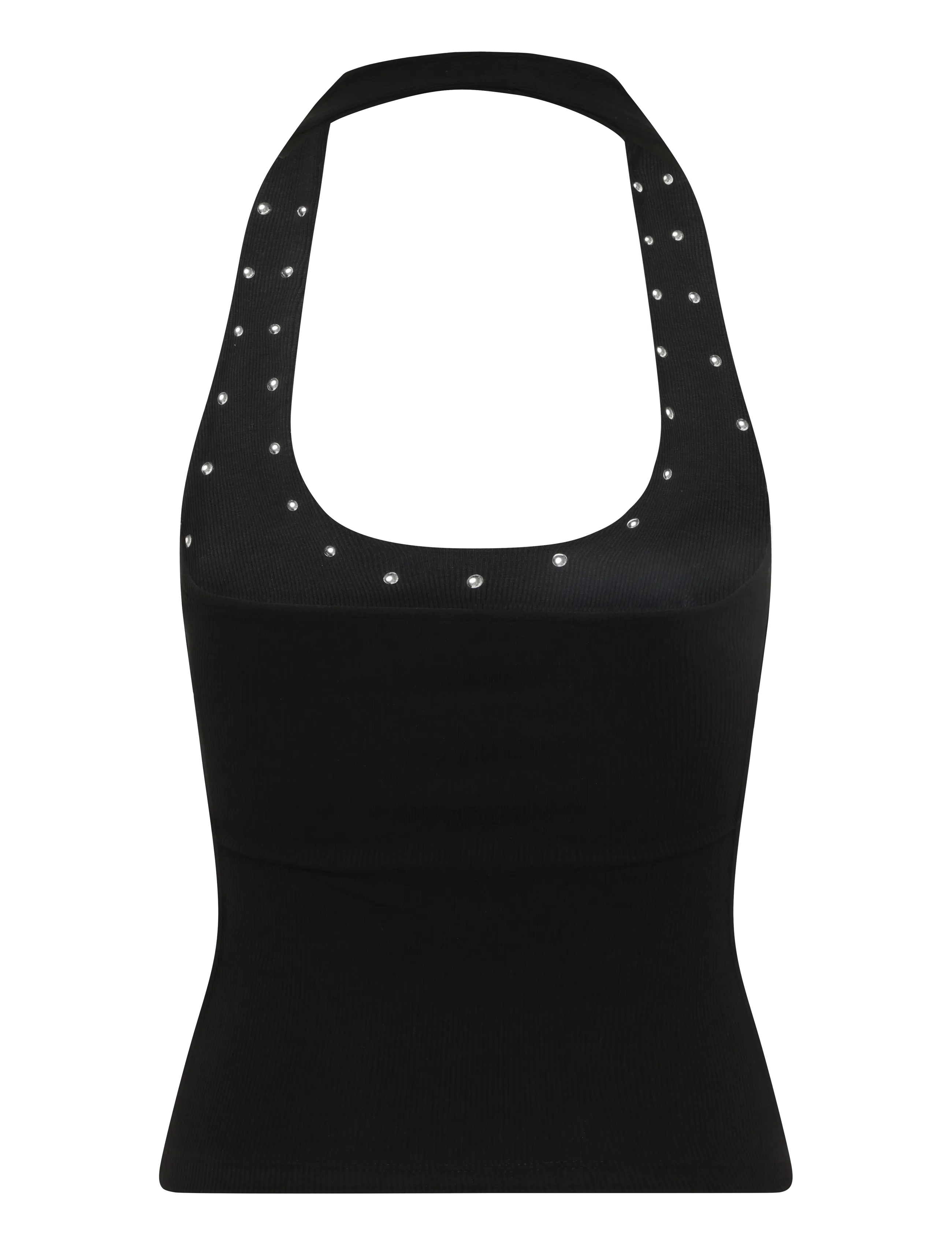 Gina Tricot - Studded halterneck top - topid ja varrukateta alussärgid - black (9000) - 1