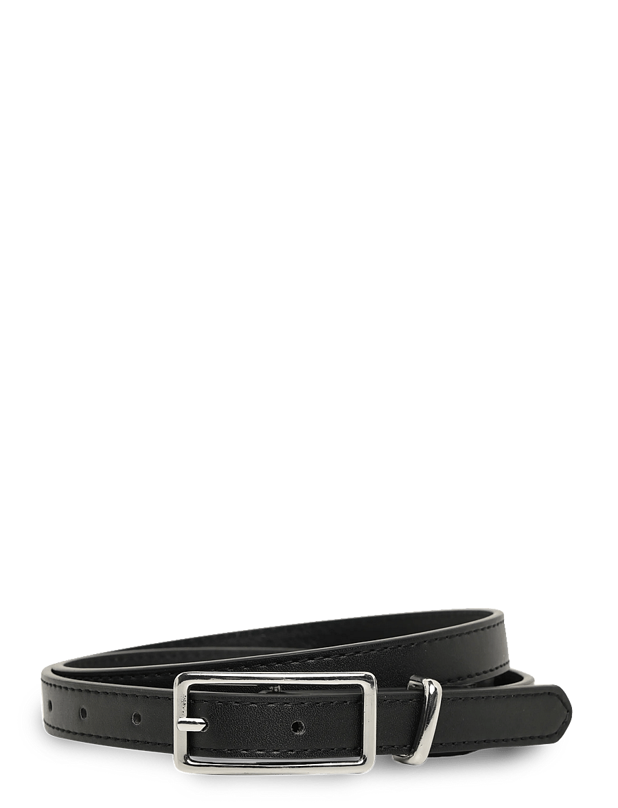 Gina Tricot - Clean rectangular belt - vabaajavööd - black/silver - 0