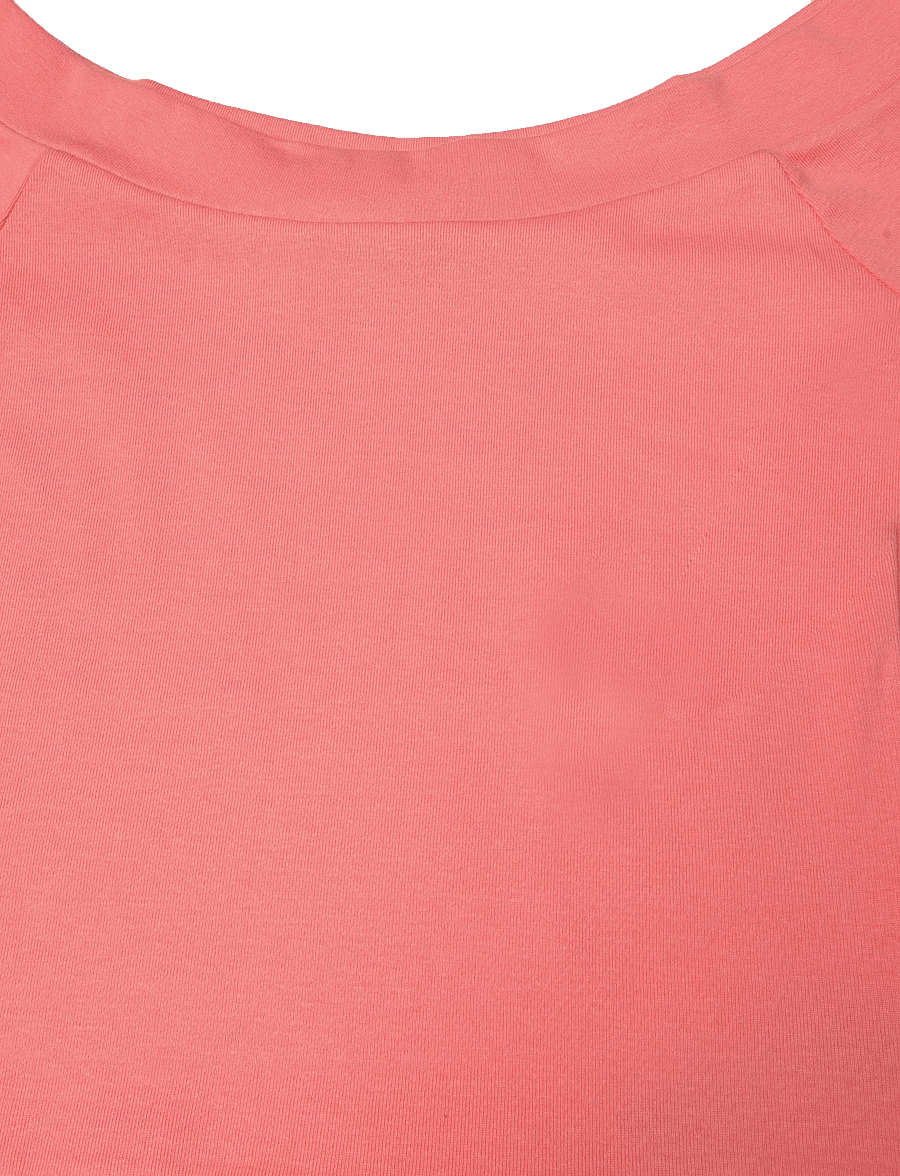 Gina Tricot - Wide neck top - t-shirts - coral - 2