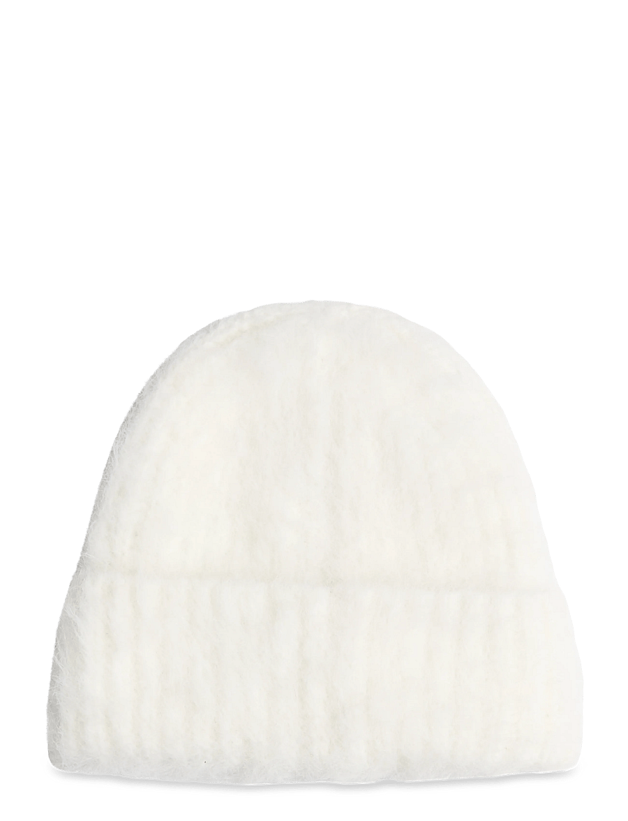Gina Tricot - Chunky hairy beanie - luer - creme (1263) - 0