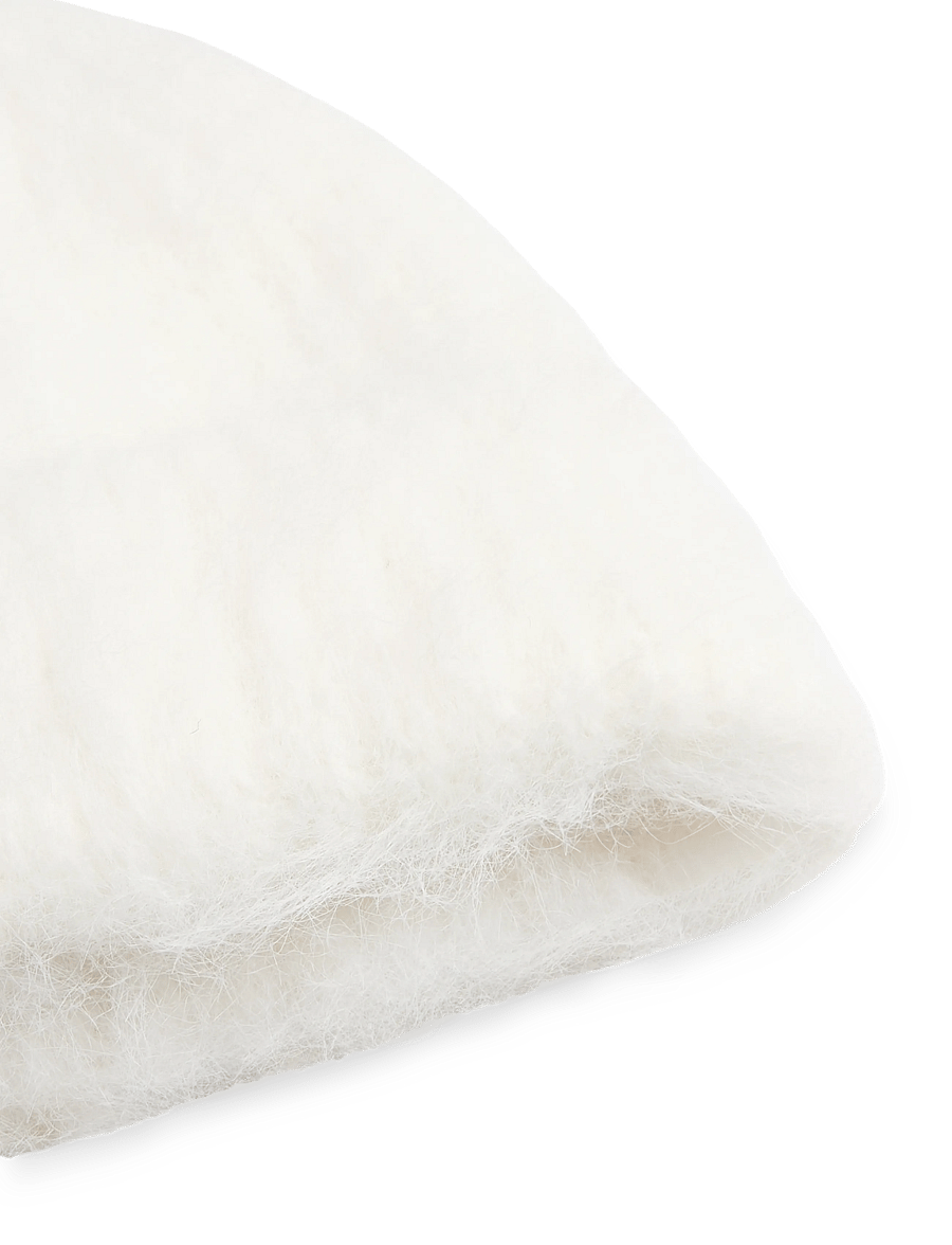 Gina Tricot - Chunky hairy beanie - luer - creme (1263) - 2