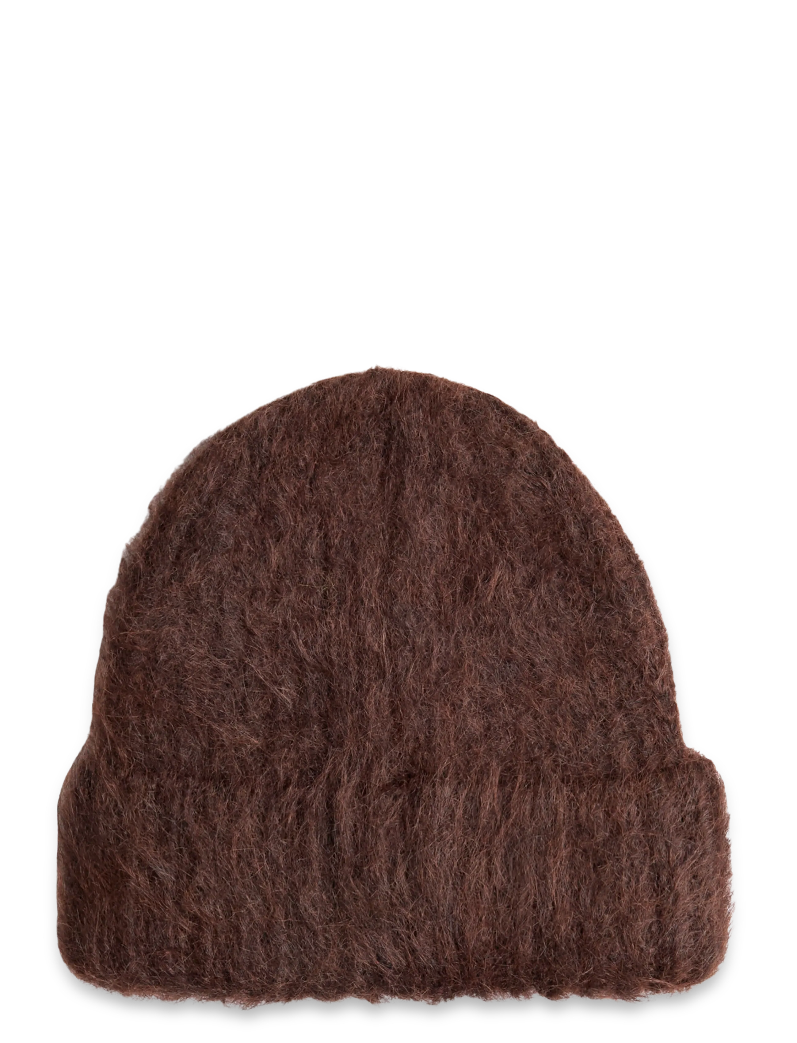Gina Tricot Chunky hairy beanie - Naiste pidulikud riided - DARK BROWN (7180) / brown