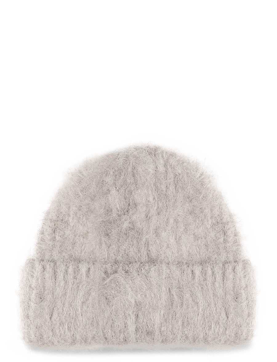 Gina Tricot - Chunky hairy beanie - mössor - light brown (7053) - 0