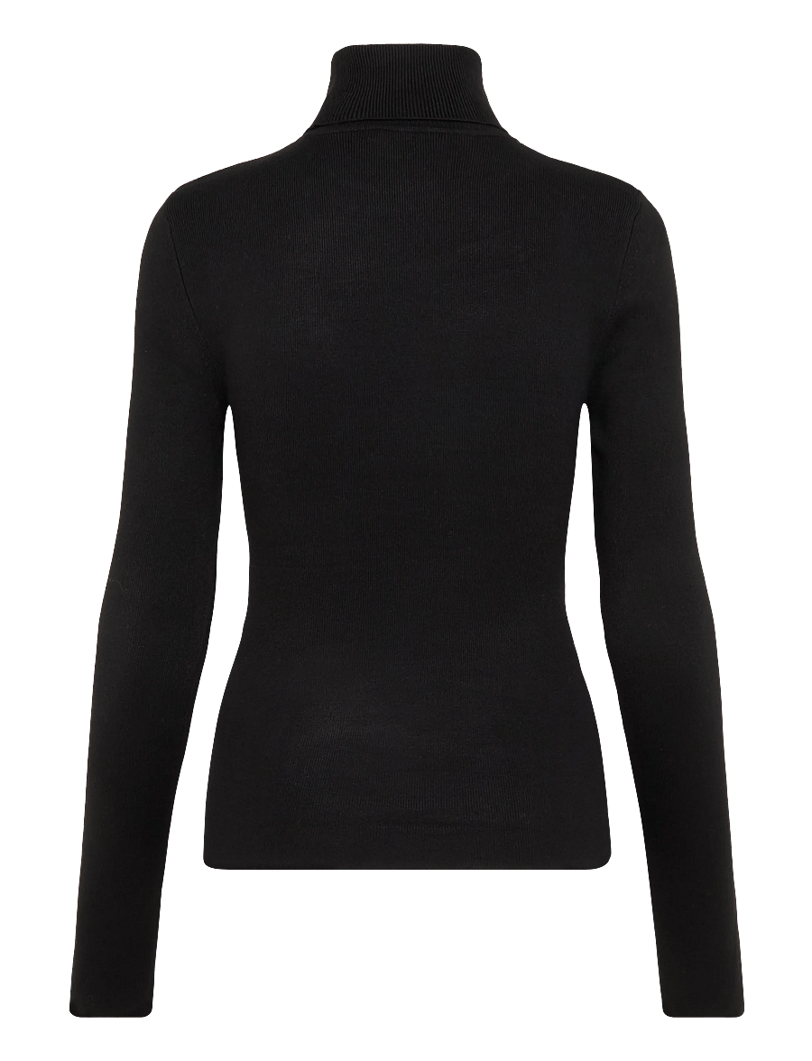 Gina Tricot - Knitted turtleneck top - rollkragenpullover - black (9000) - 1