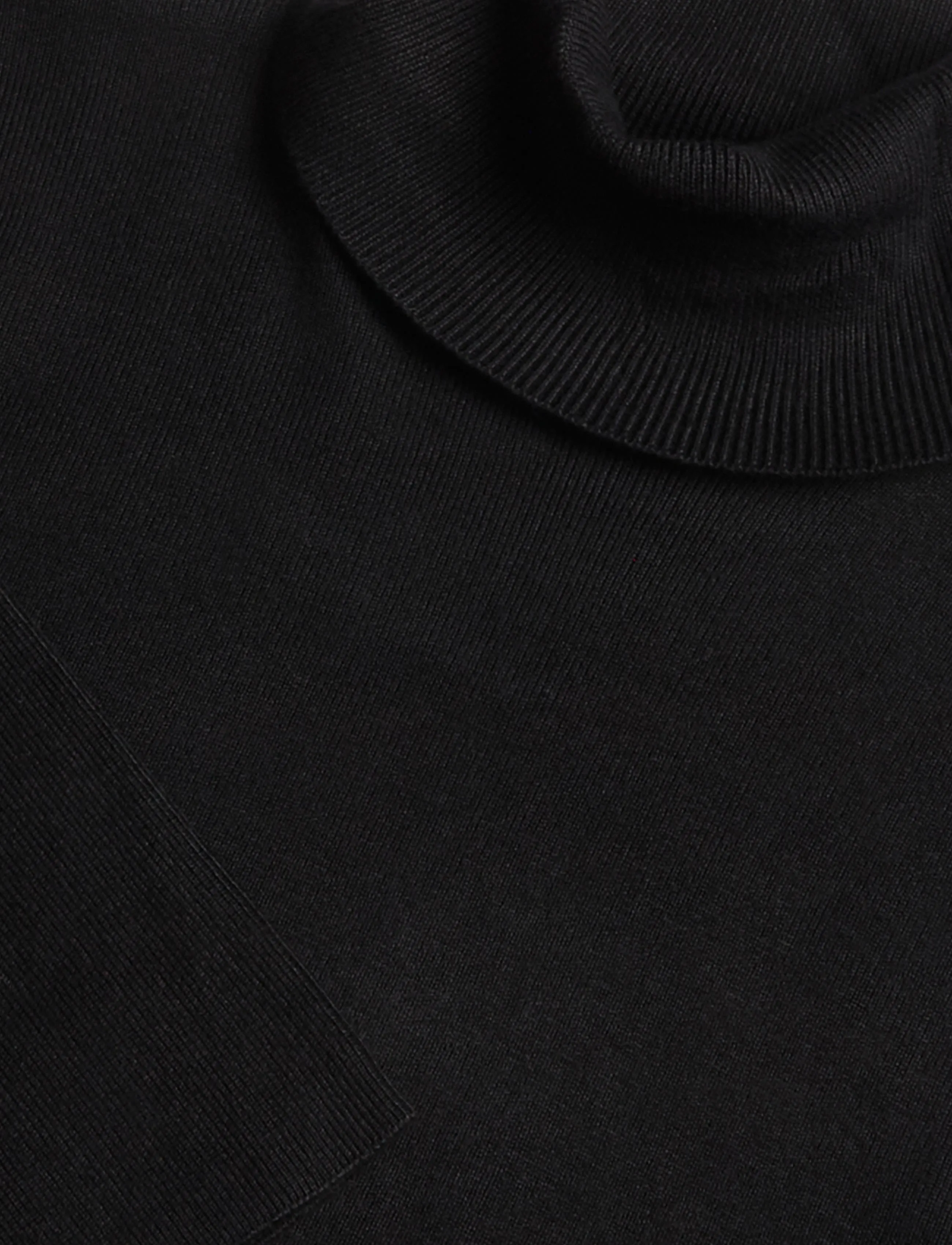 Gina Tricot - Knitted turtleneck top - rollkragenpullover - black (9000) - 2