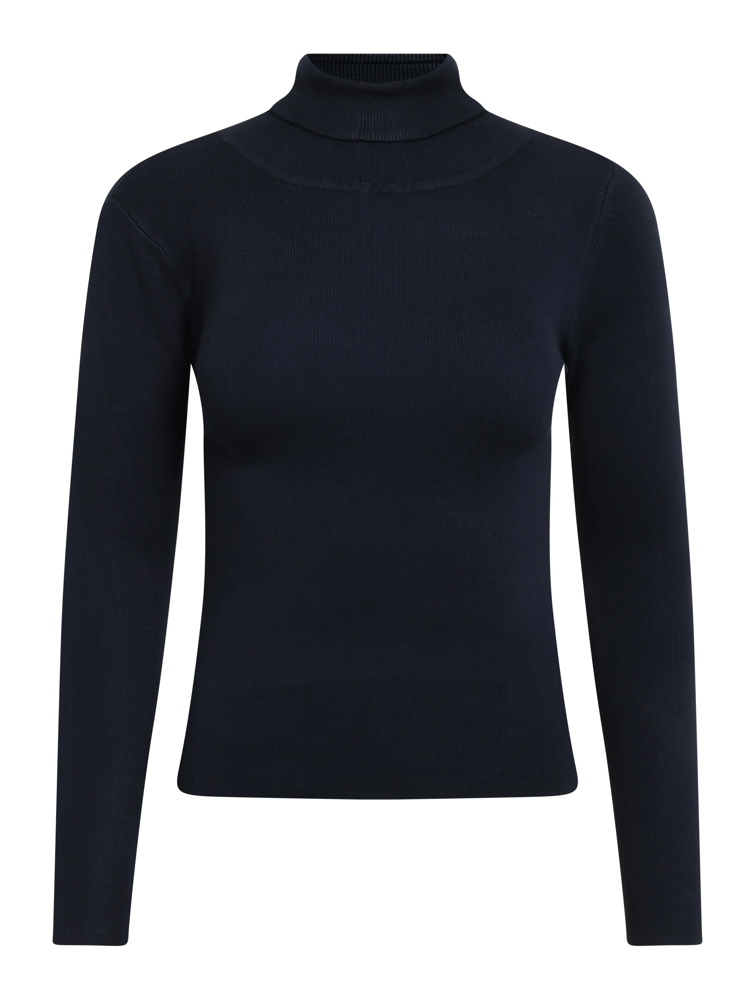 Gina Tricot Knitted turtleneck top - T-Shirts & Tops - NAVY BLAZER (5853) / navy