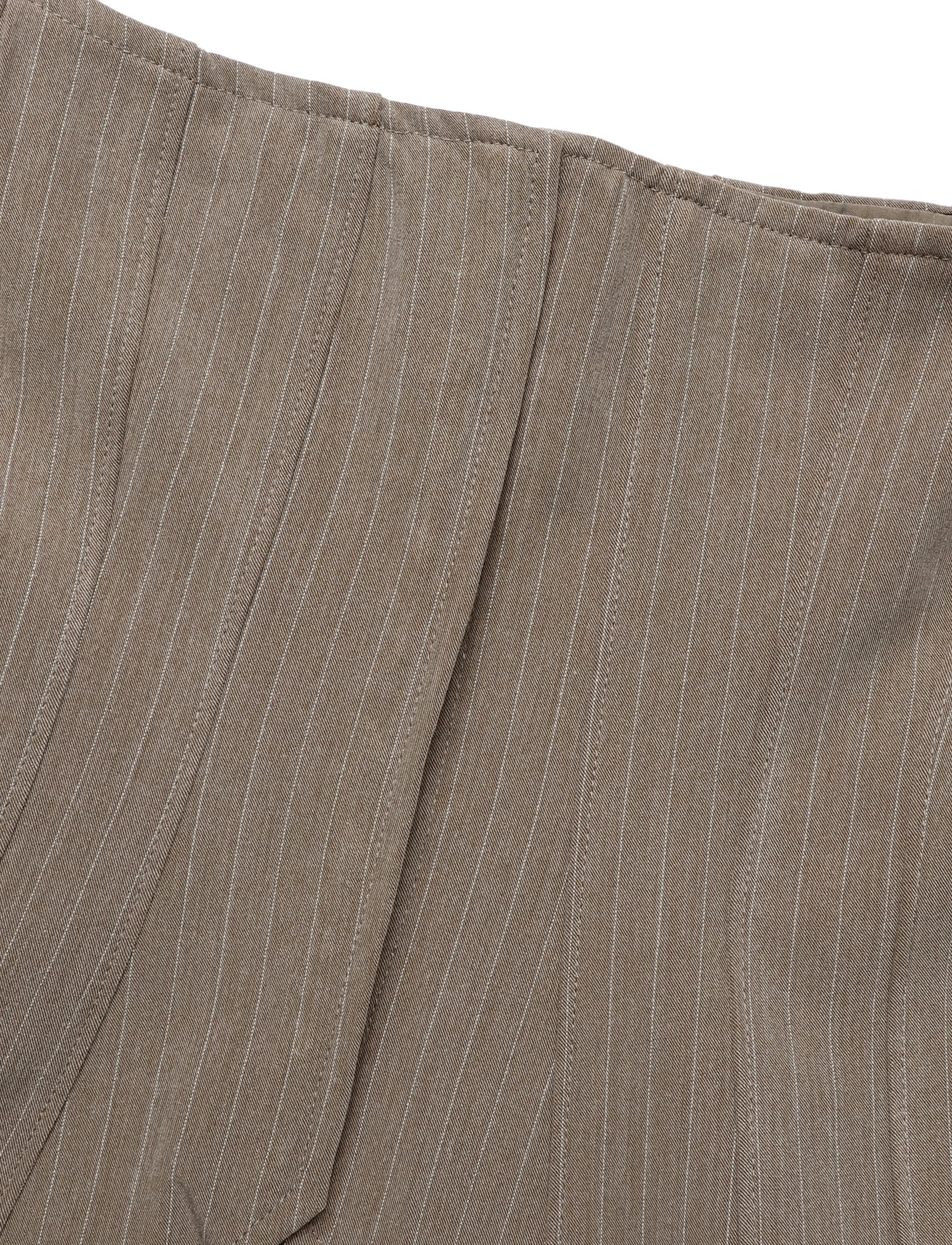 Gina Tricot - Tailored top - beige pinstripe - 2