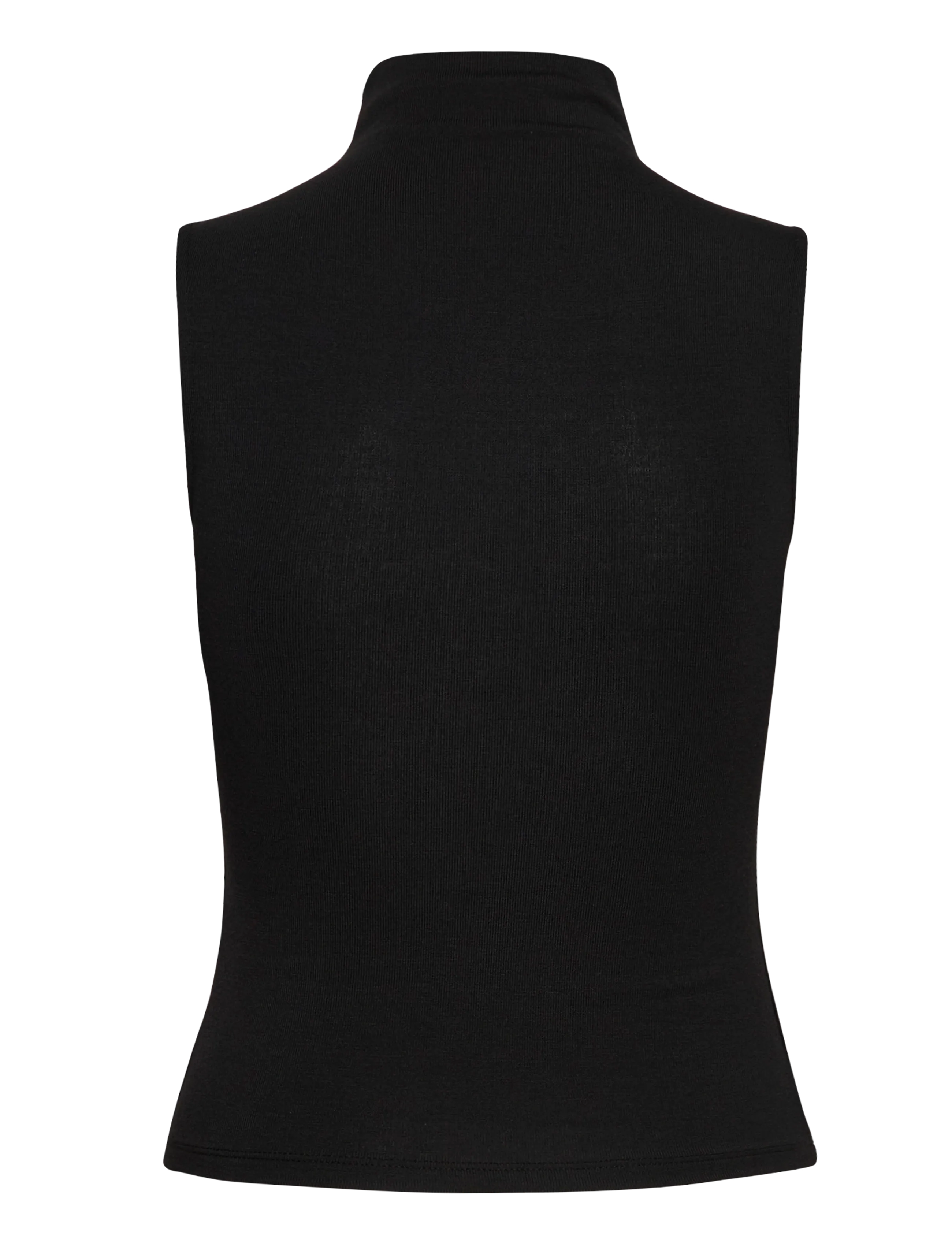 Gina Tricot - Funnel neck top - kõrge kaelusega kudumid - black (9000) - 1