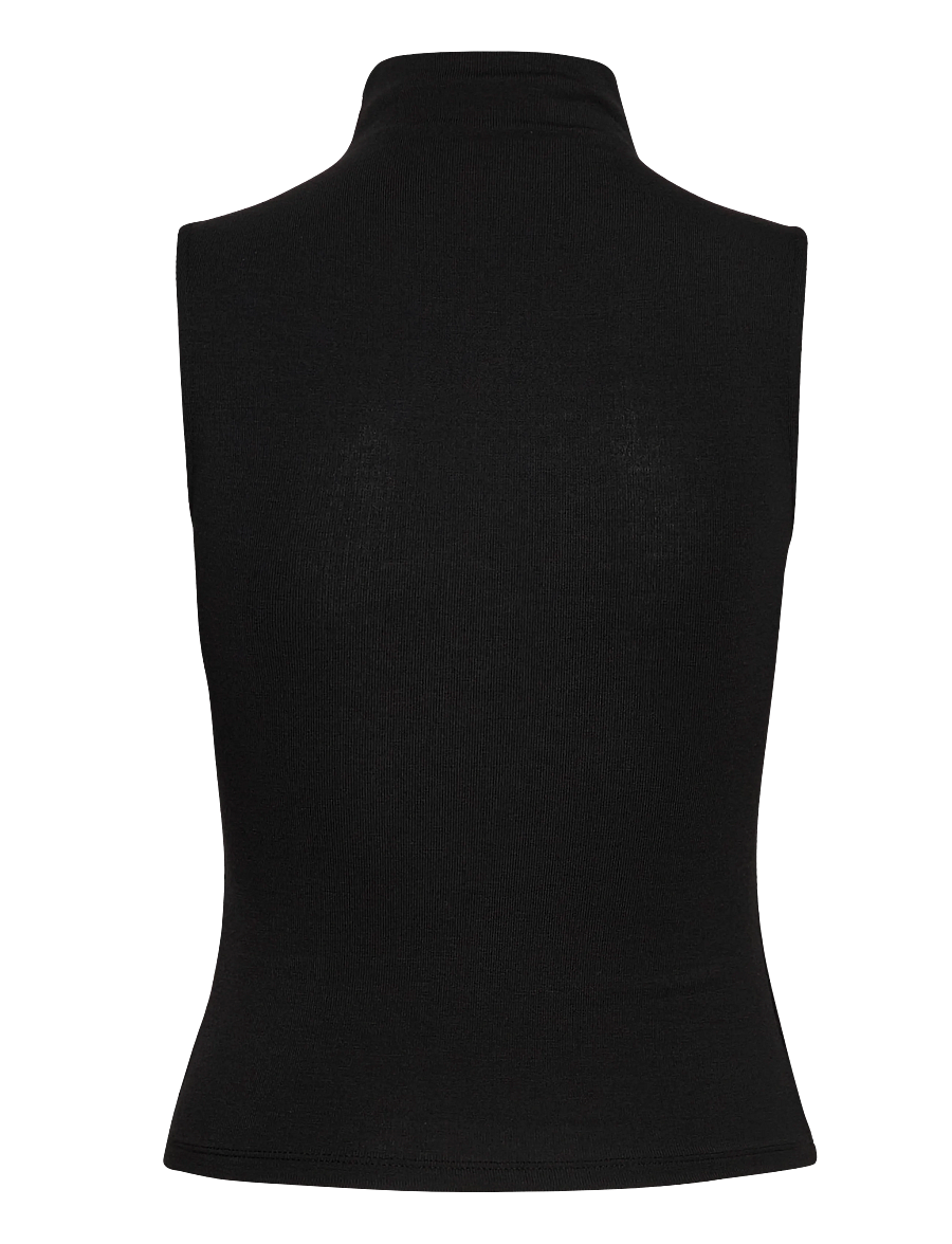 Gina Tricot - Funnel neck top - kõrge kaelusega kudumid - black (9000) - 1