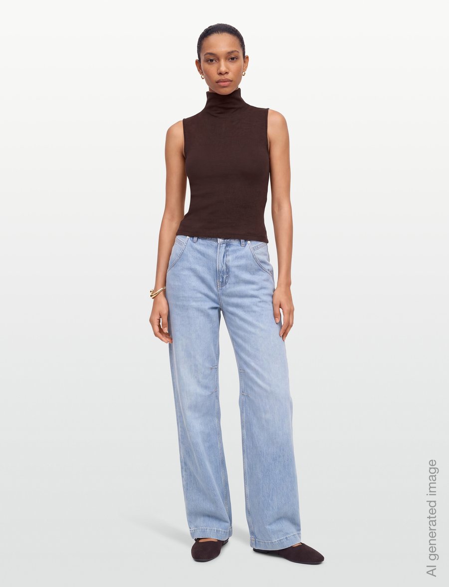Gina Tricot - Funnel neck top - rollkragenpullover - java (6556) - 0