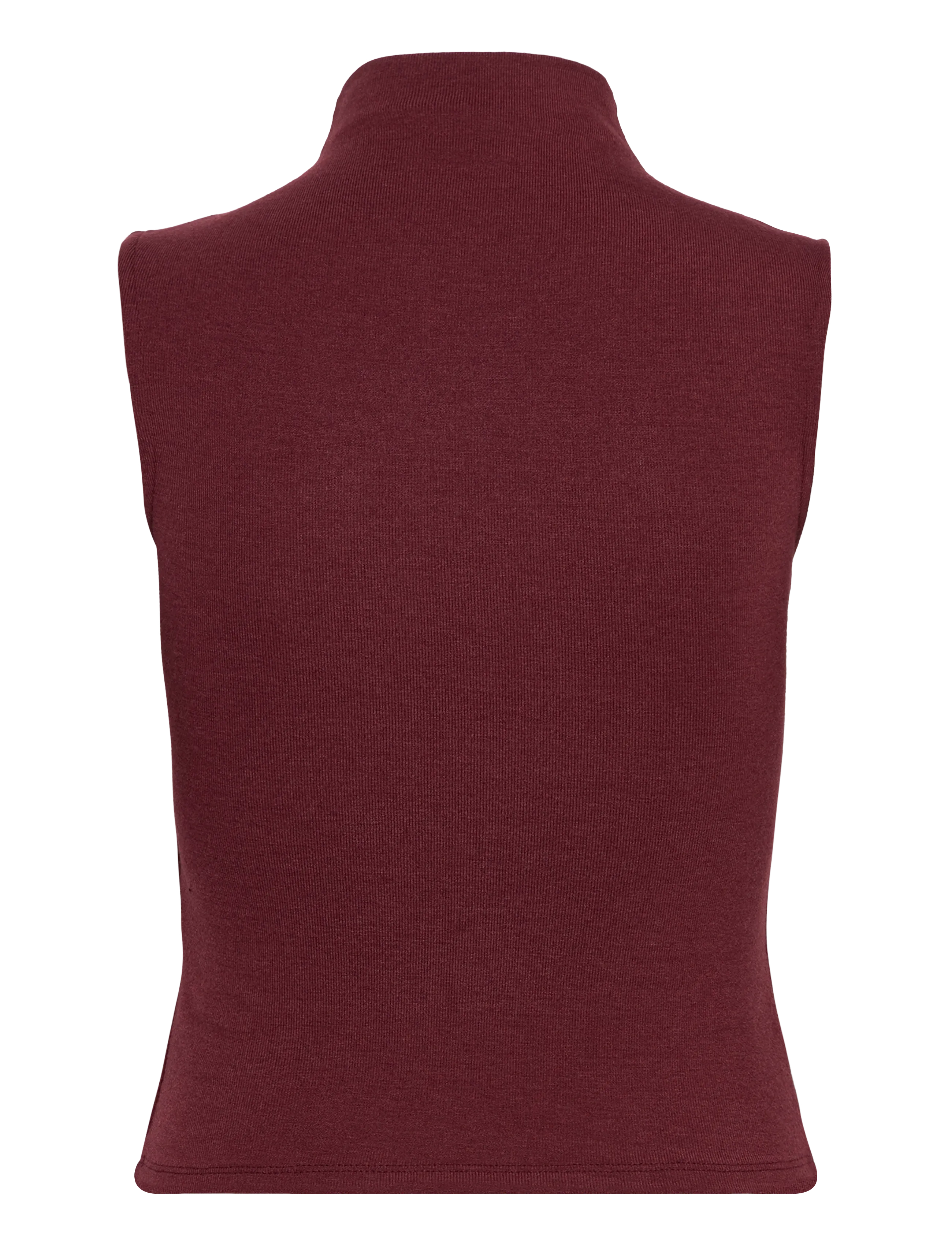 Gina Tricot - Funnel neck top - kõrge kaelusega kudumid - red mahogany - 1