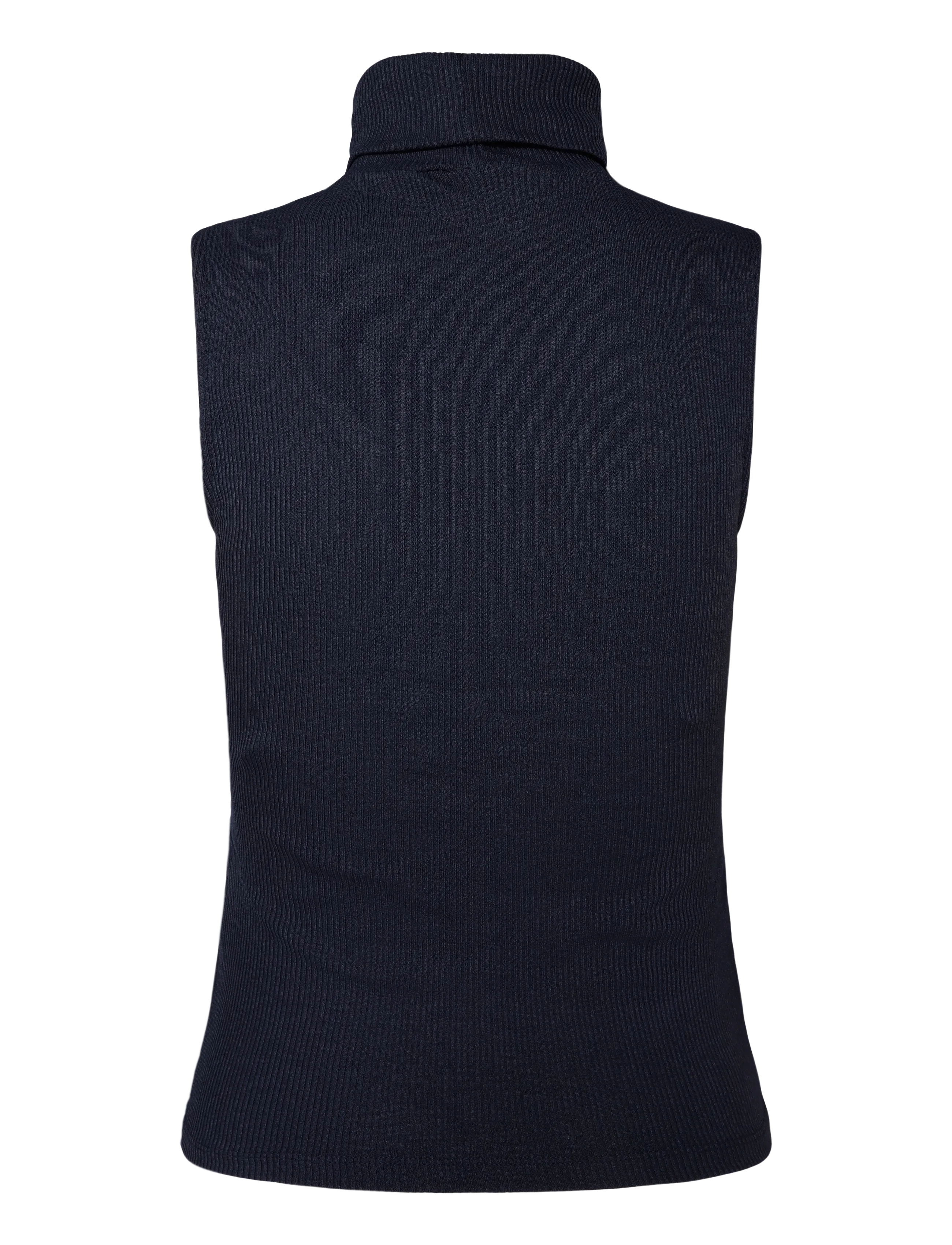 Gina Tricot - Rib polo top - kõrge kaelusega kudumid - sky captain - 1