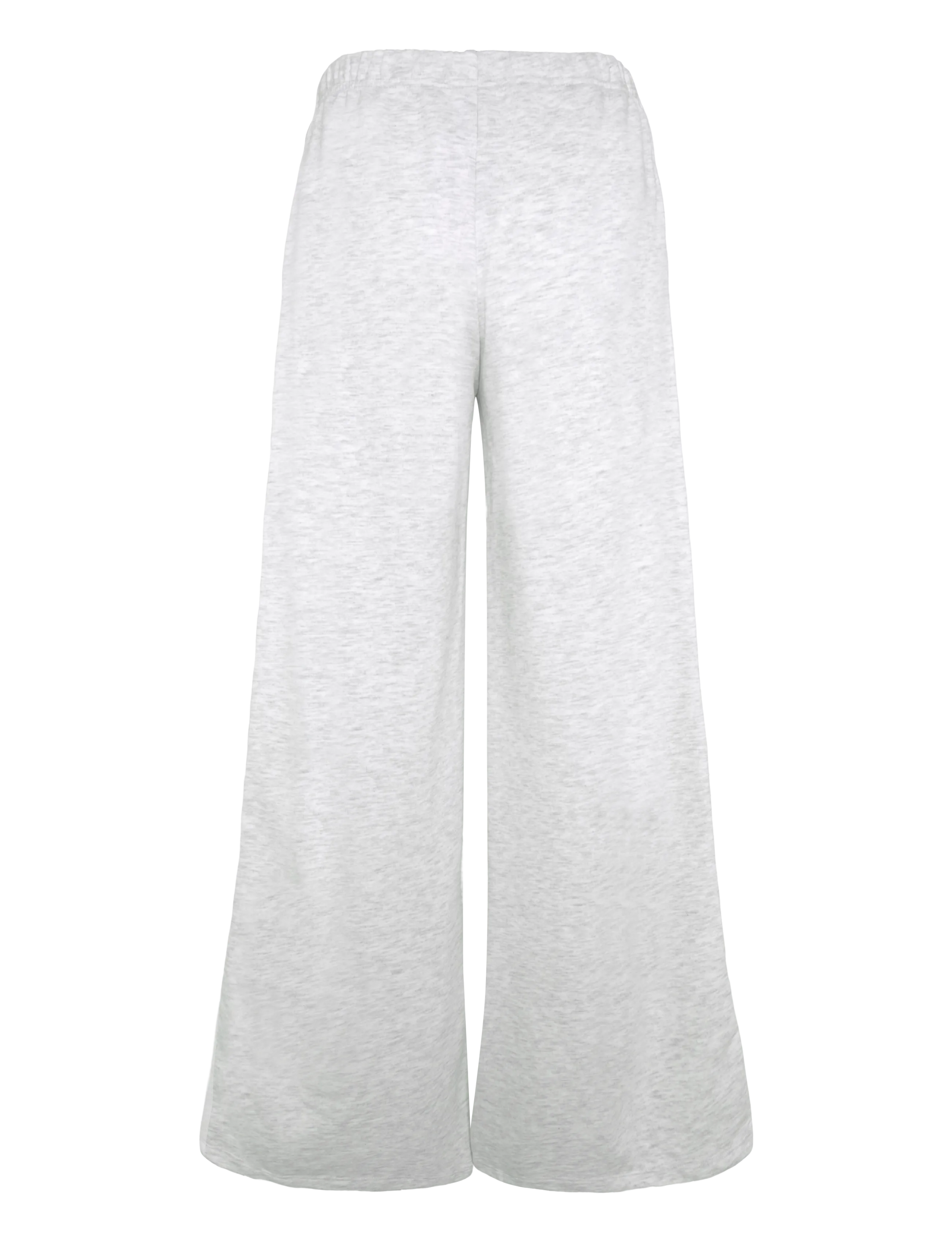 Gina Tricot - Comfy low sweatpants - bukser med brede ben - grey/stripe - 1