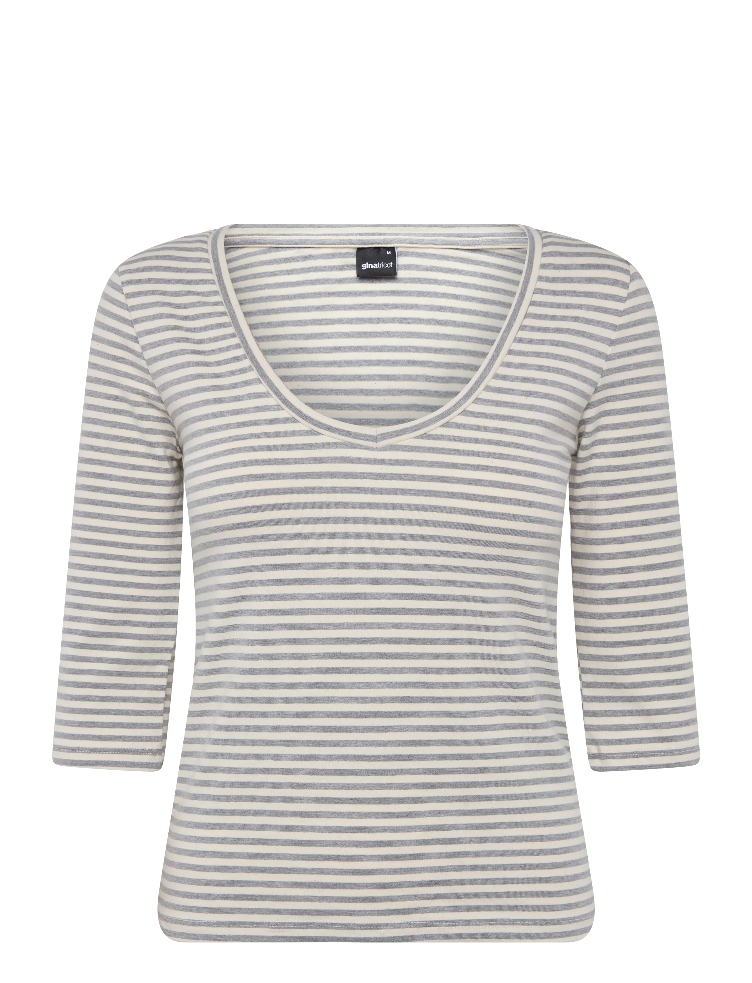 Gina Tricot V-neck quarter sleeve top toppar & linnen dam – bild 5