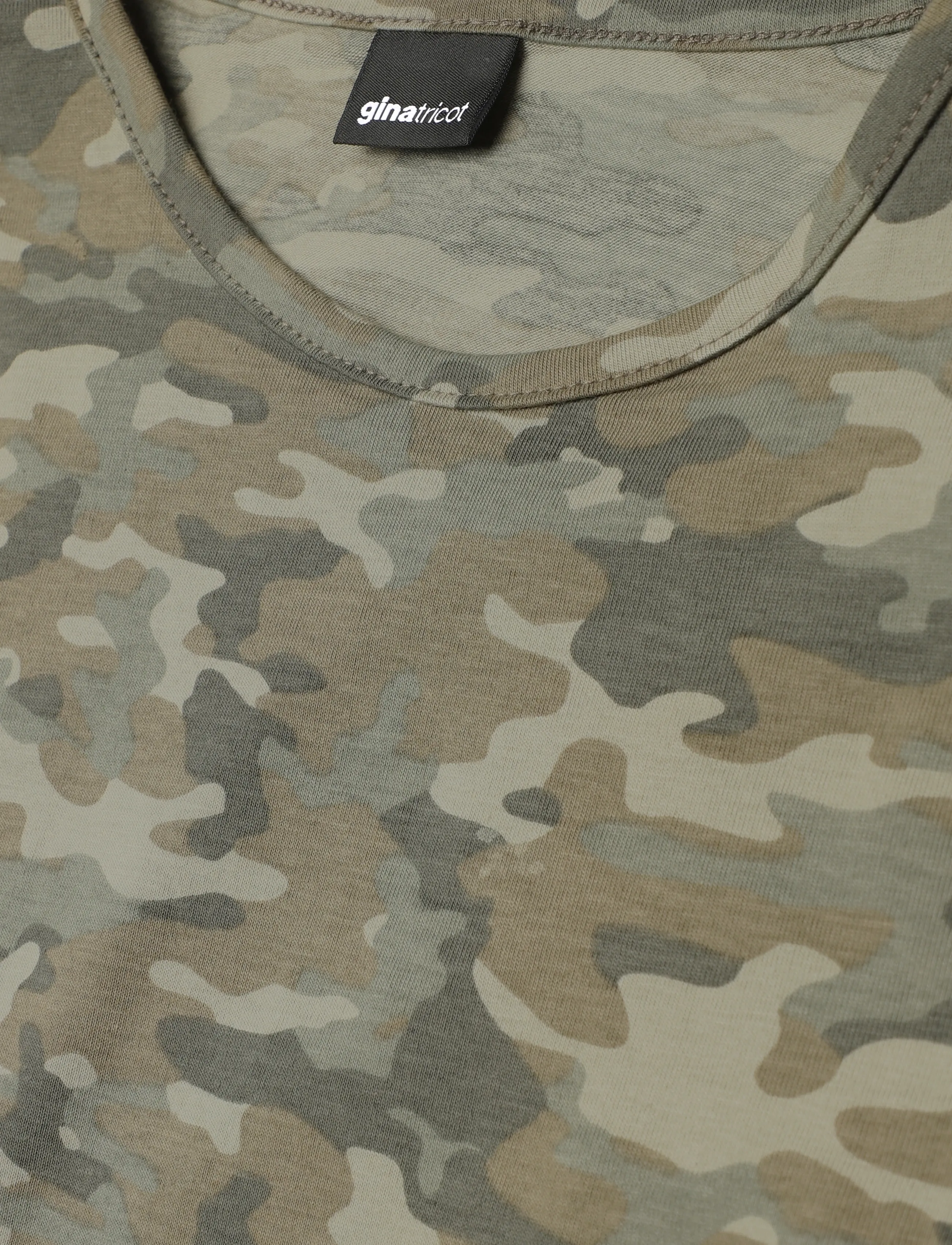 Gina Tricot - Camo baby tee - t-särgid - camo - 2