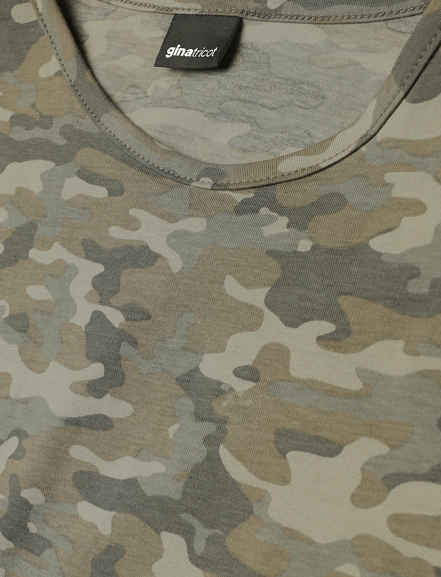 Gina Tricot - Camo baby tee - t-särgid - camo - 2
