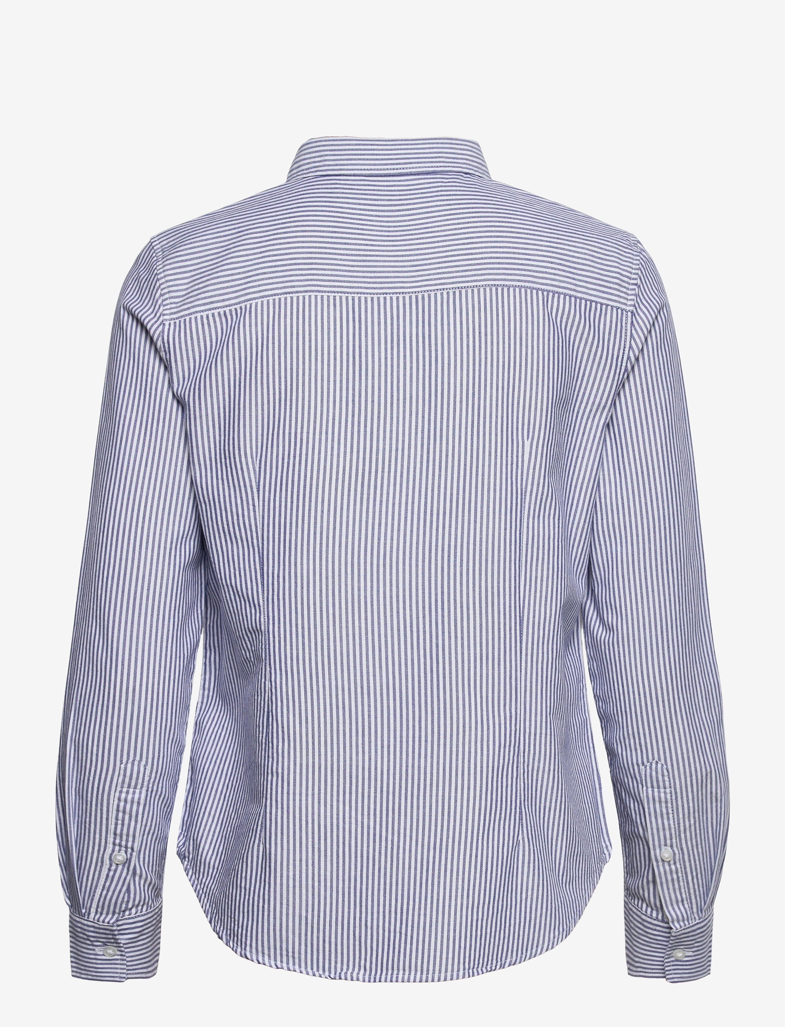 Gina Tricot - Jessie shirt - langärmlige hemden - white/cobolt - 1