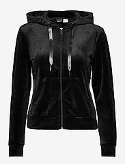 Cecilia velour hoodie - BLACK (9000)