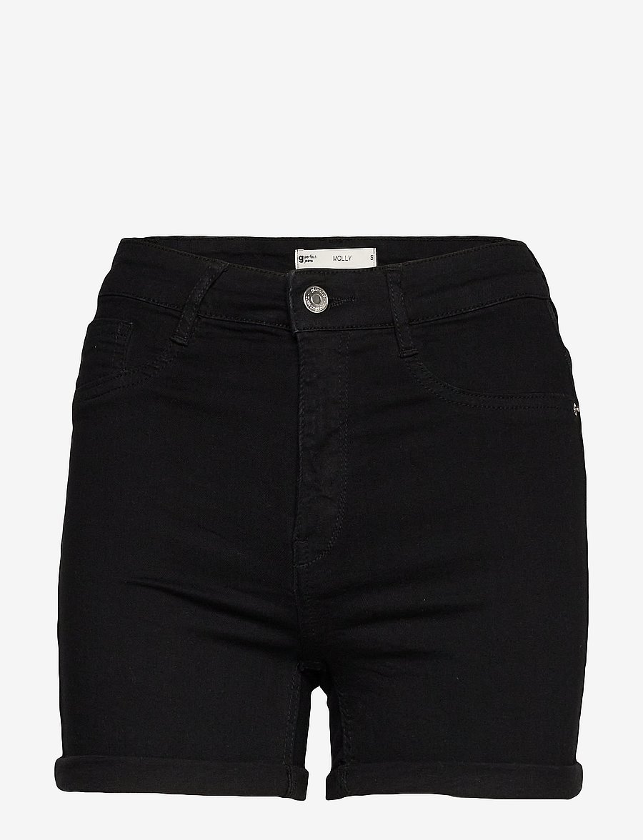 Gina Tricot - Molly denim shorts - lühikesed teksapüksid - black (9000) - 0