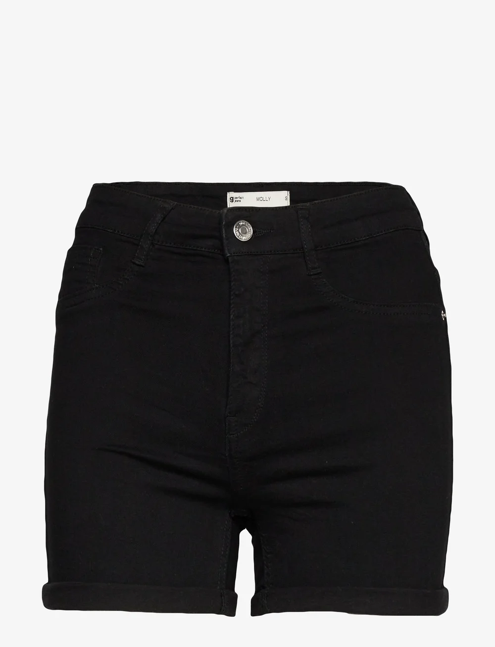 Gina Tricot - Molly denim shorts - jorts - black (9000) - 0