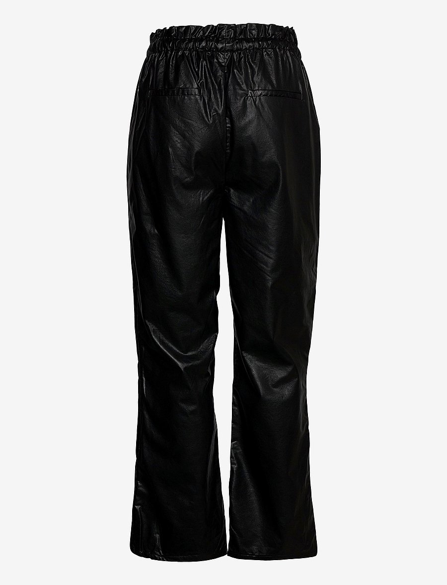 Gina Tricot - Vera pu trousers - skinnbyxor - black (9000) - 1