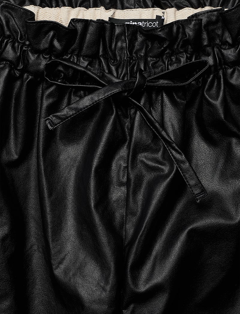 Gina Tricot - Vera pu trousers - skinnbyxor - black (9000) - 3
