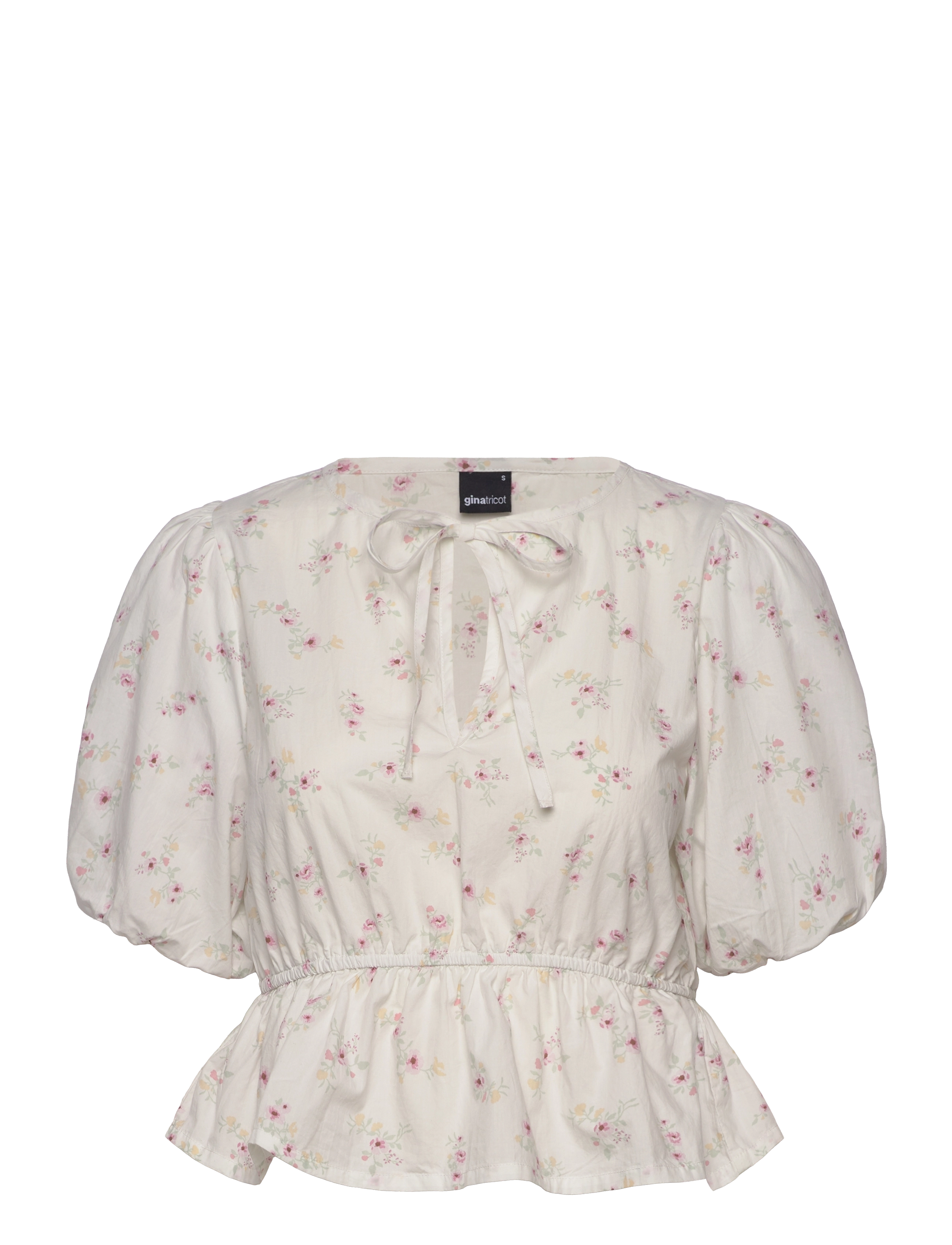 Gina Tricot Peplum Top, Kvinder, Pufærme Peplum Top, Cream, Str: L