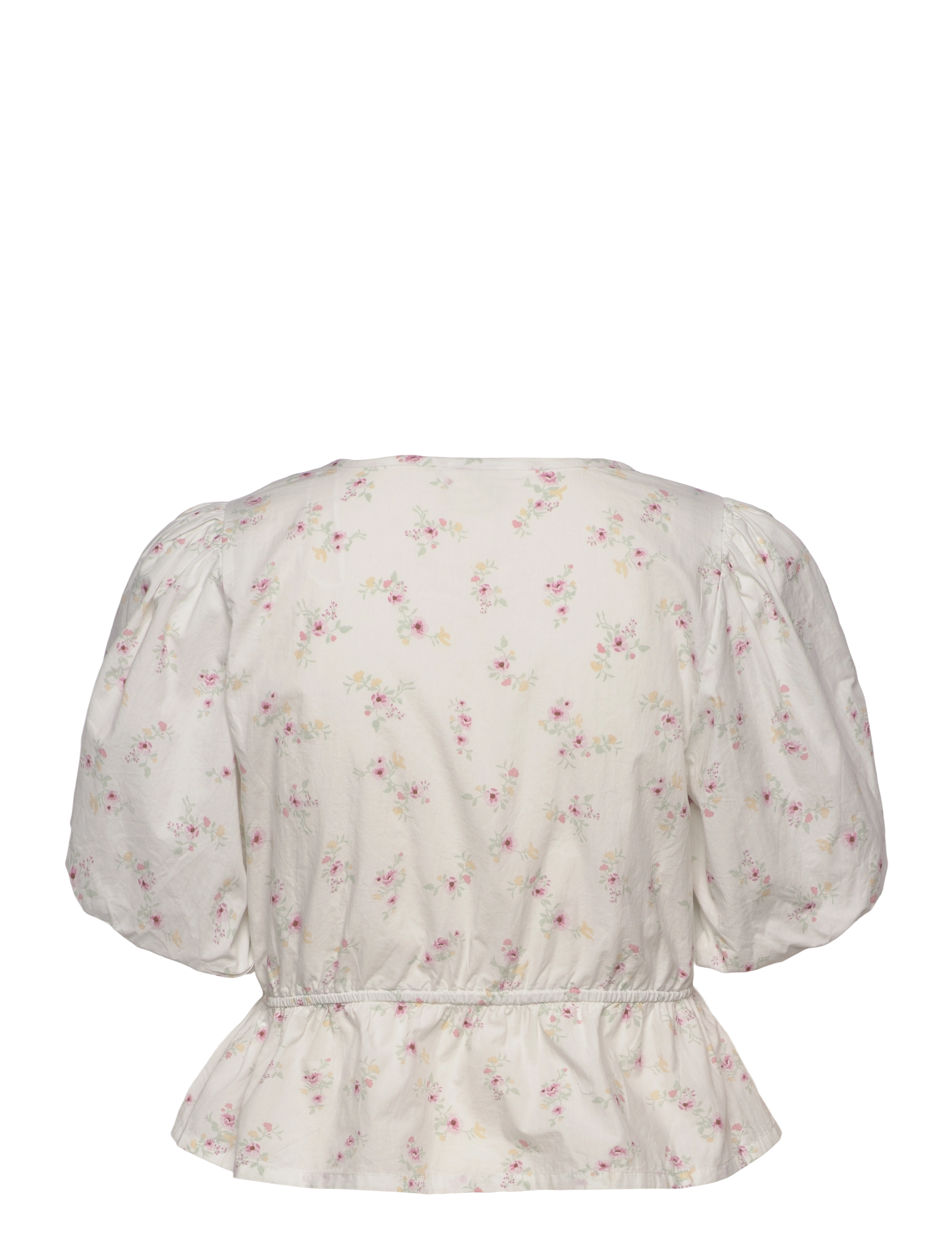 Gina Tricot - Peplum top - lyhythihaiset puserot - flower aop (2058) - 1