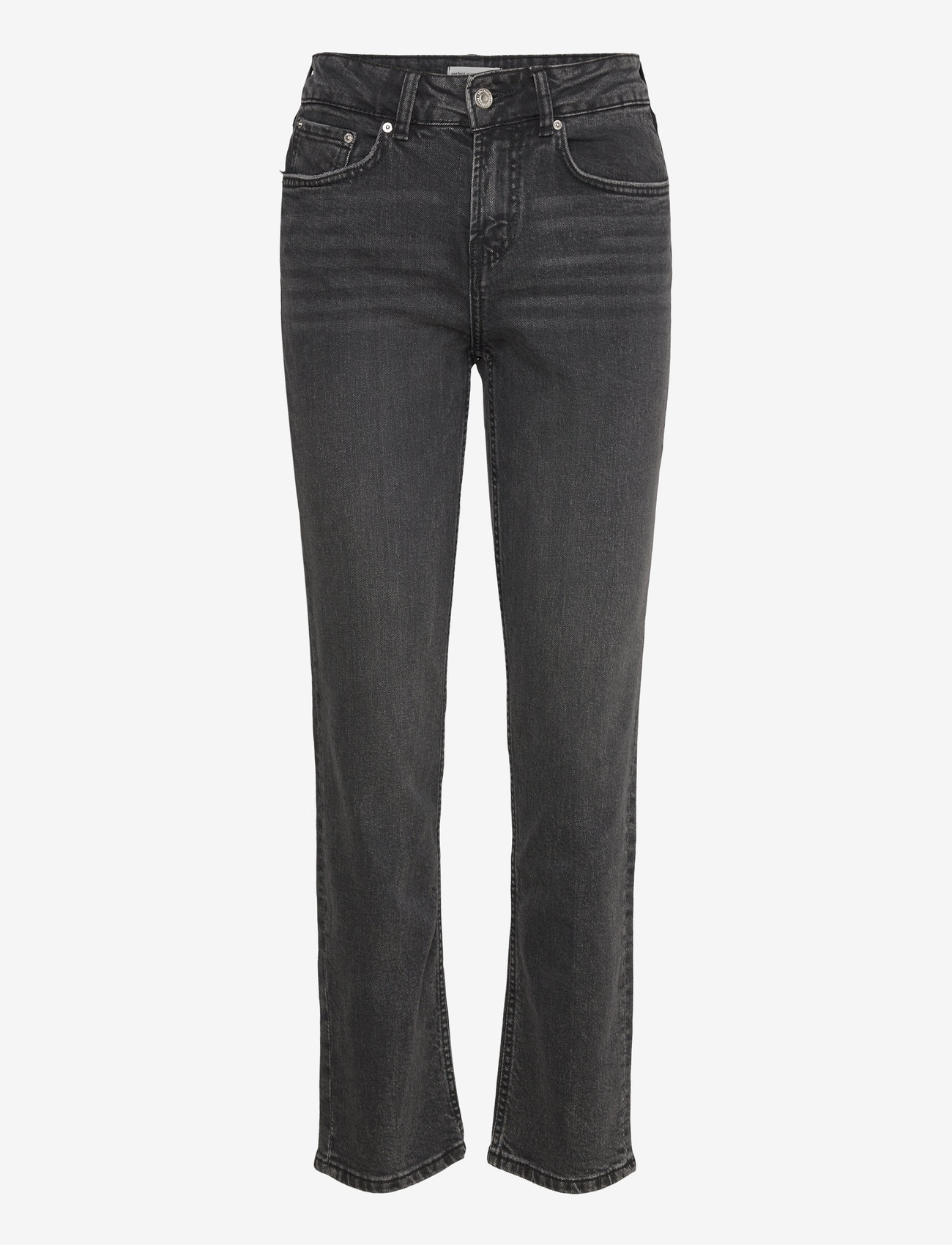 Gina Tricot - Slim straight jeans - offblack - 0