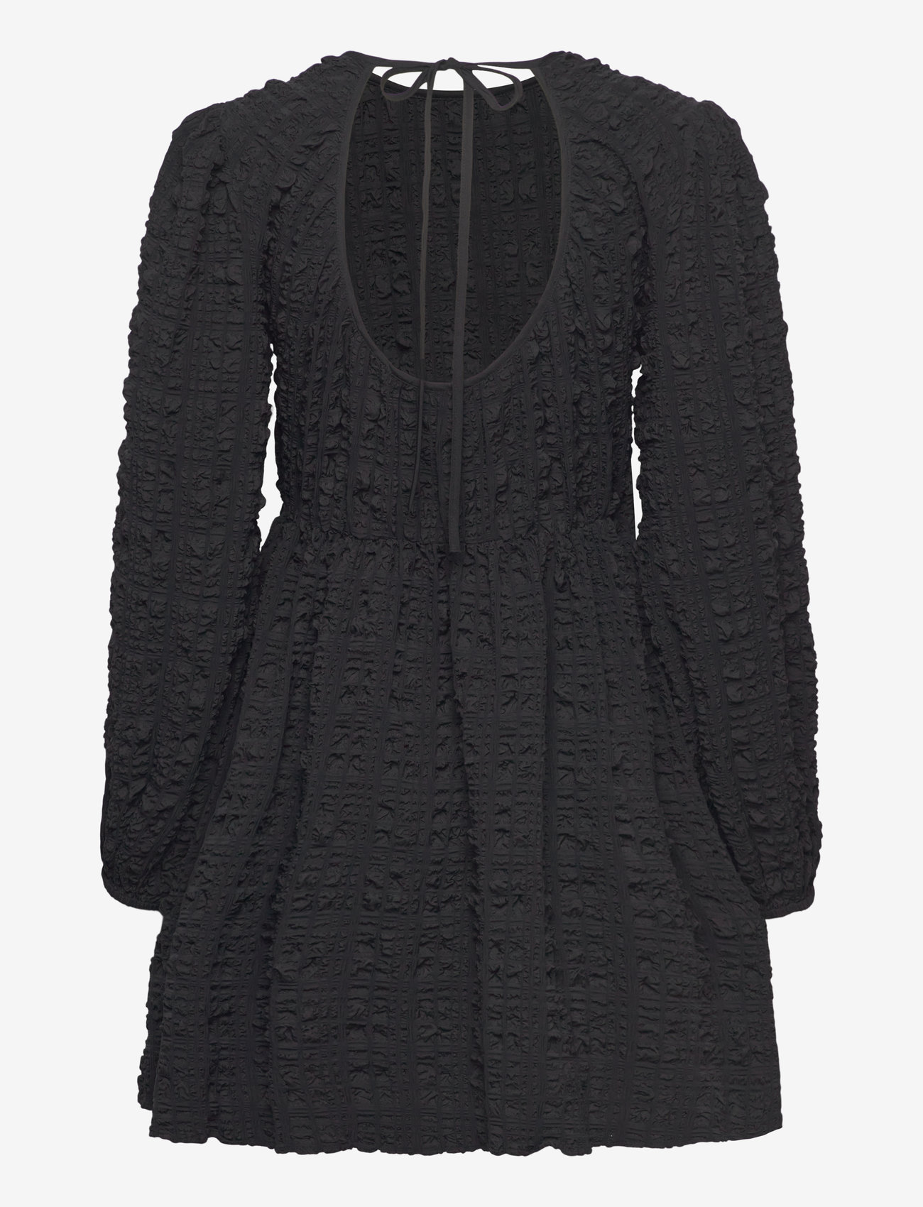 Gina Tricot - Open back dress - korta klänningar - black (9000) - 1