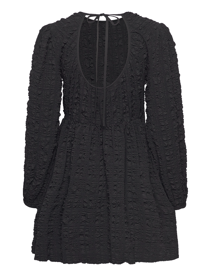 Gina Tricot - Open back dress - korta klänningar - black (9000) - 1