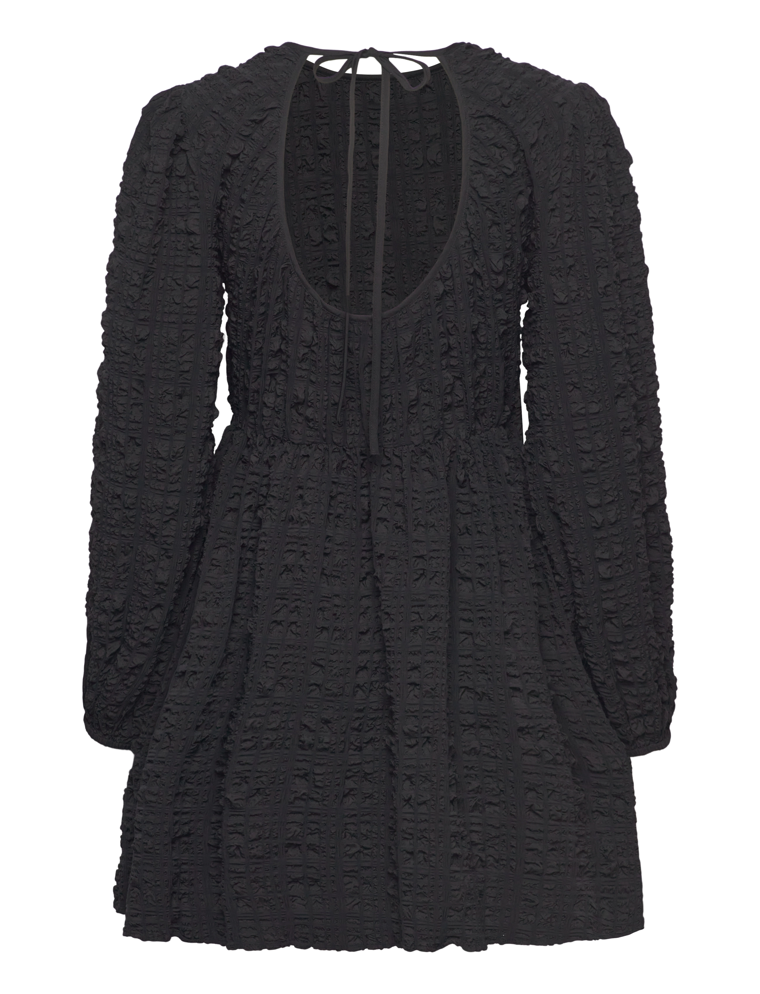 Gina Tricot - Open back dress - sukienki krótkie - black (9000) - 1